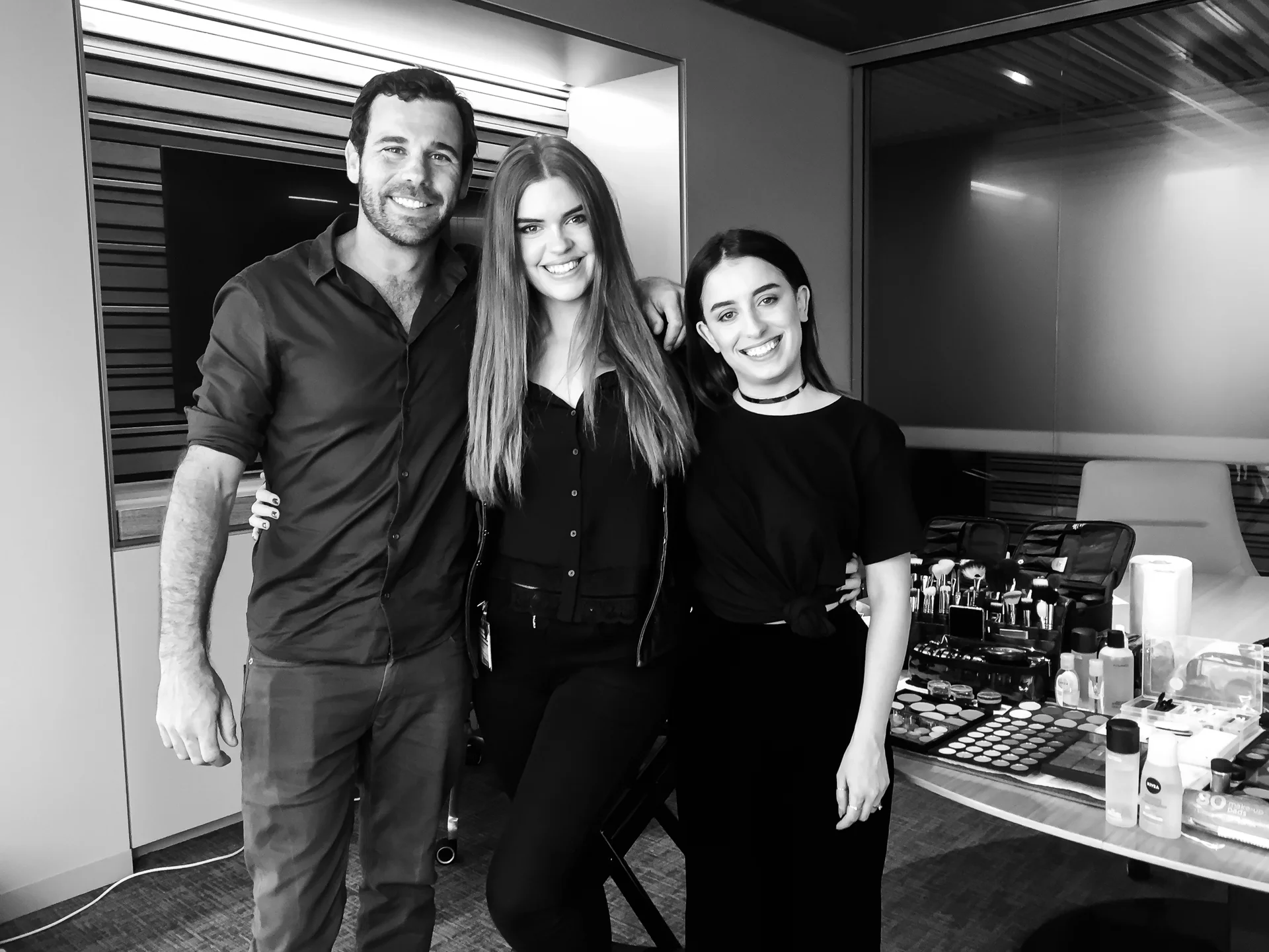  &nbsp;Our corporate little A-team! &nbsp; @andsroberts &nbsp;@elmakeupandbeauty &nbsp;@marygarcia_mua 