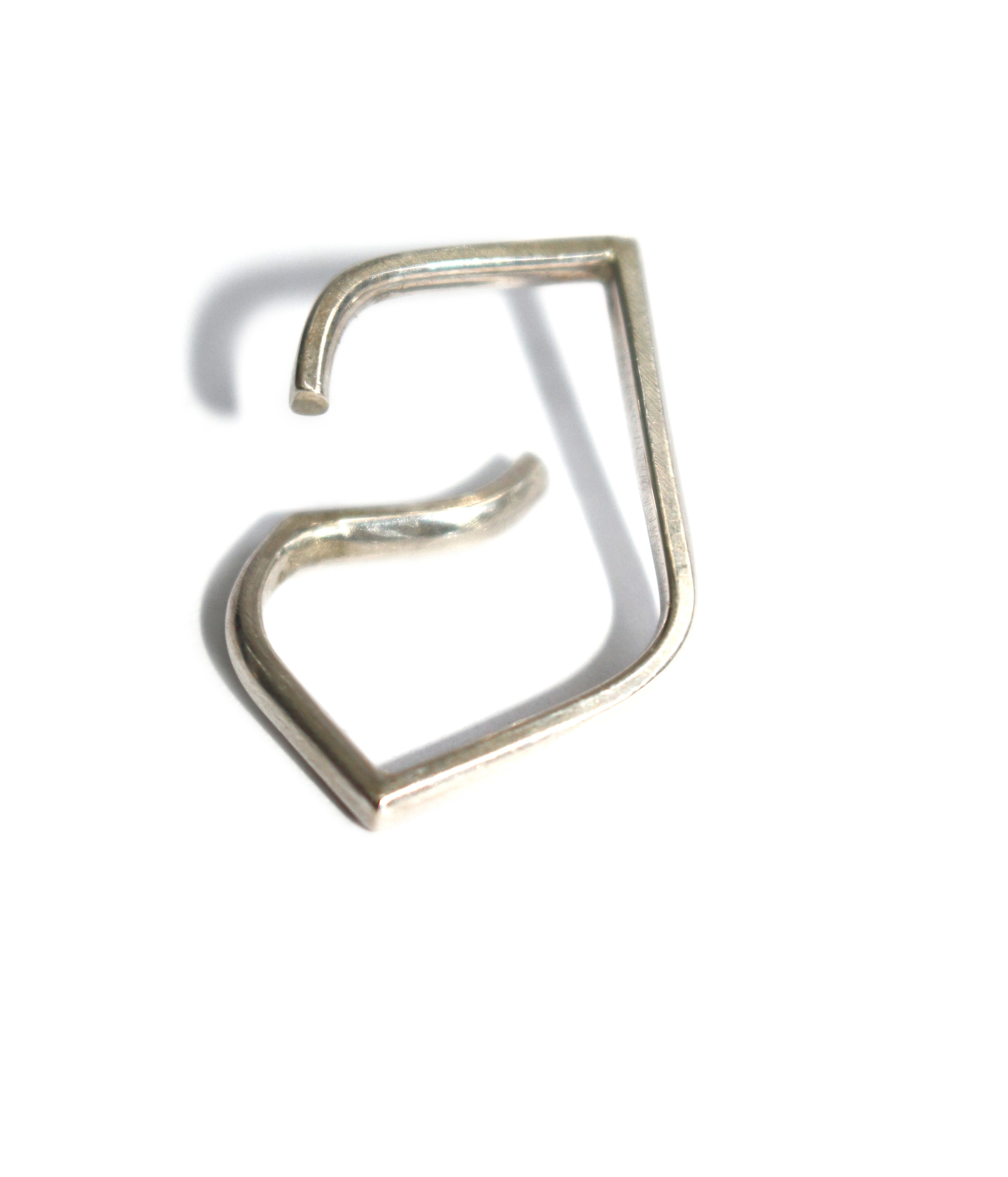 CLIP EAR CUFF 925 SLIVER 