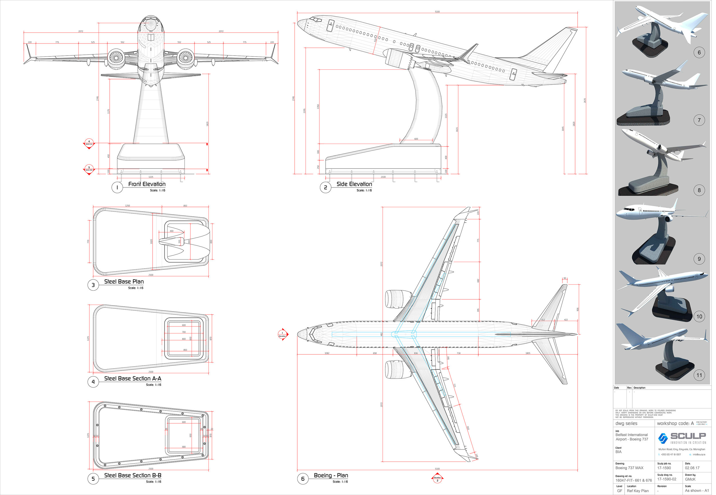 TUI Plane Drawings