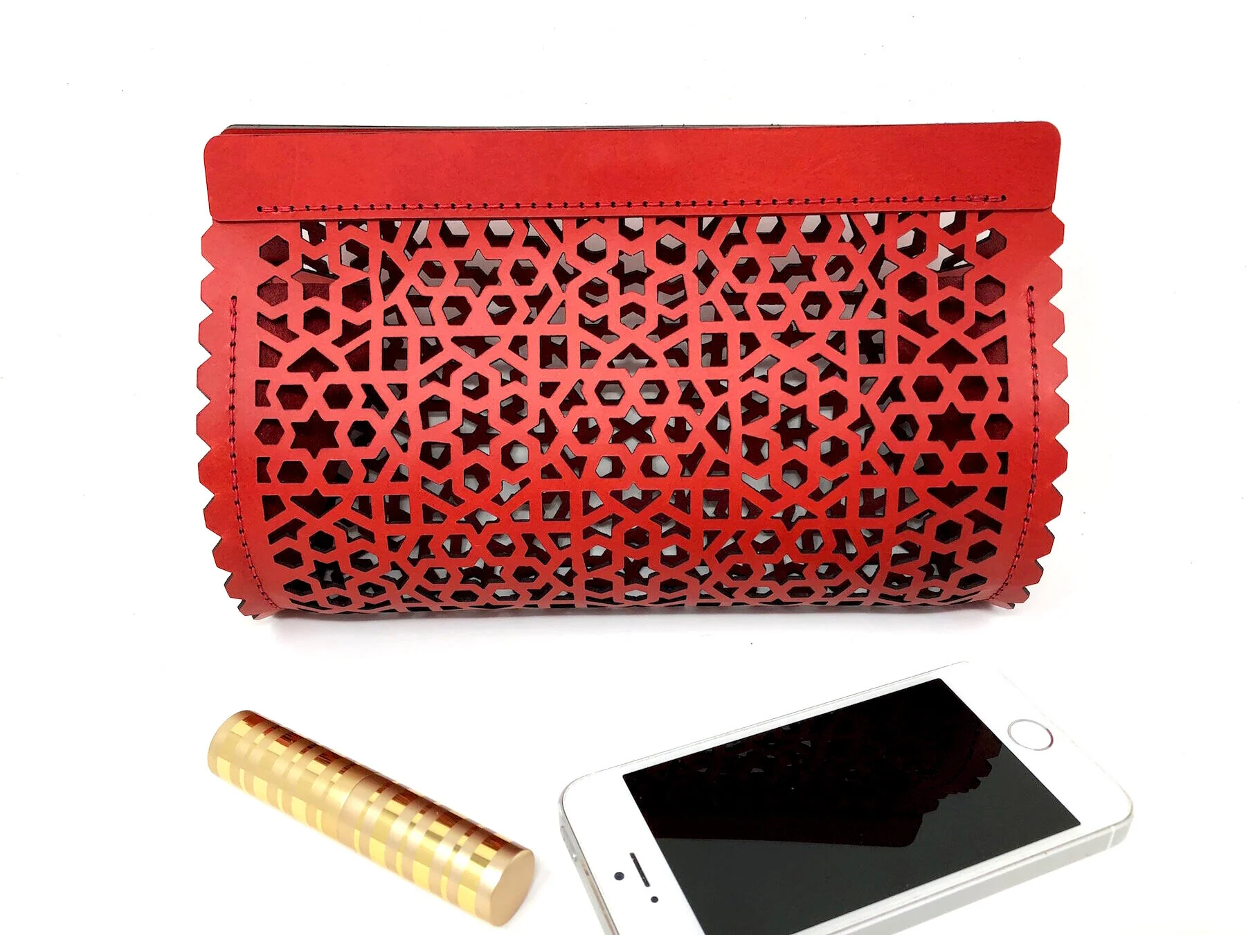 Teardrop Baguette Clutch