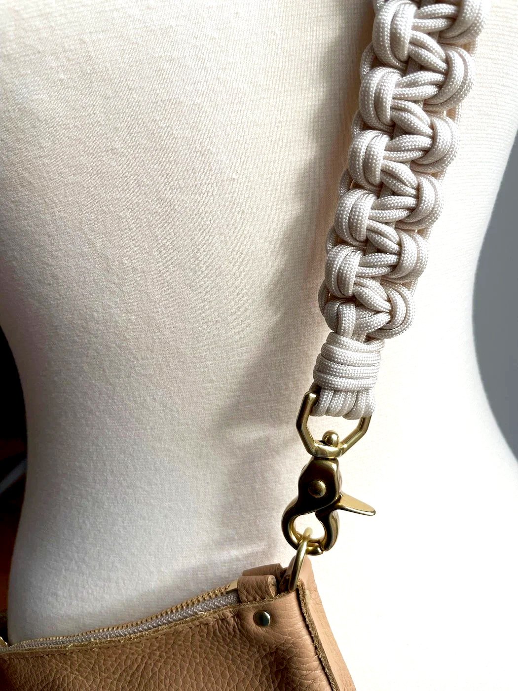 Macrame Wide Crossbody Strap