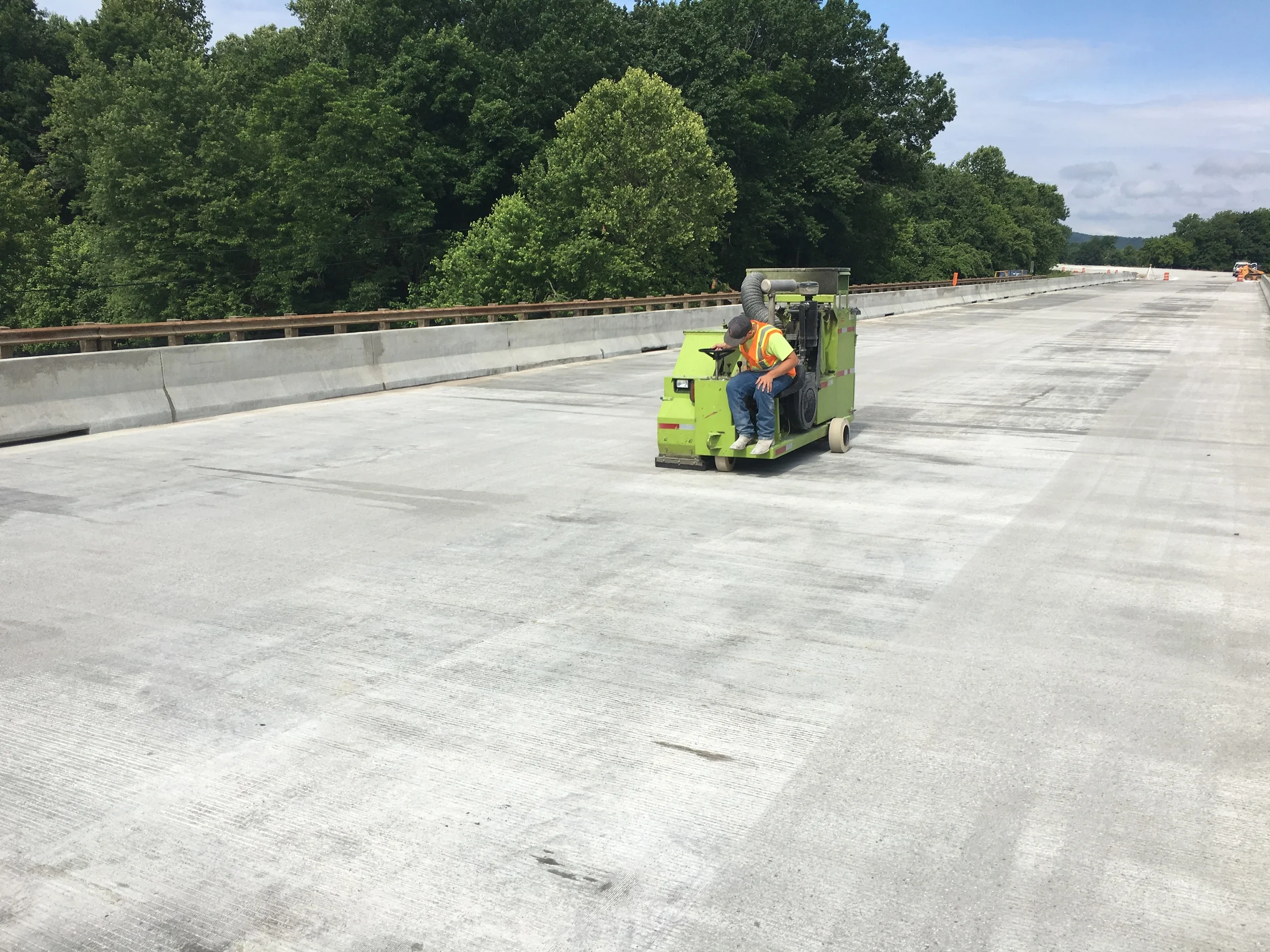 Deck Shotblast Preparation