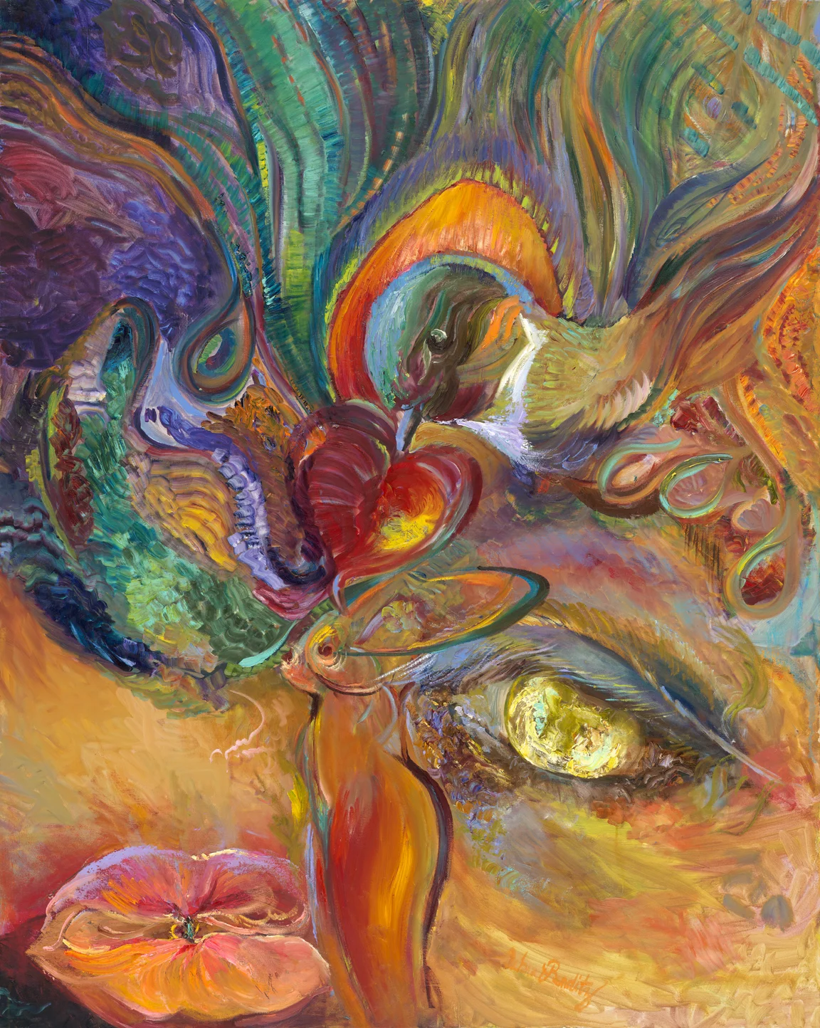 No. 3, oil canvas, 60 x 48"