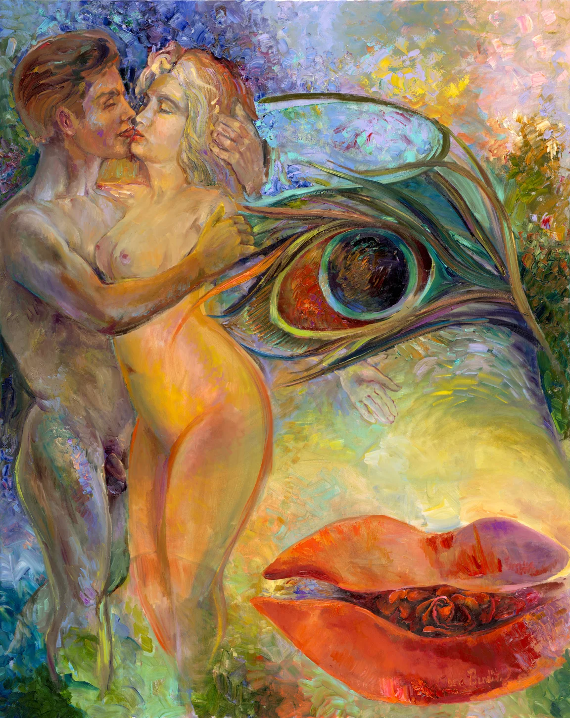 Passion Within, oil on canvas, 60 x 48"