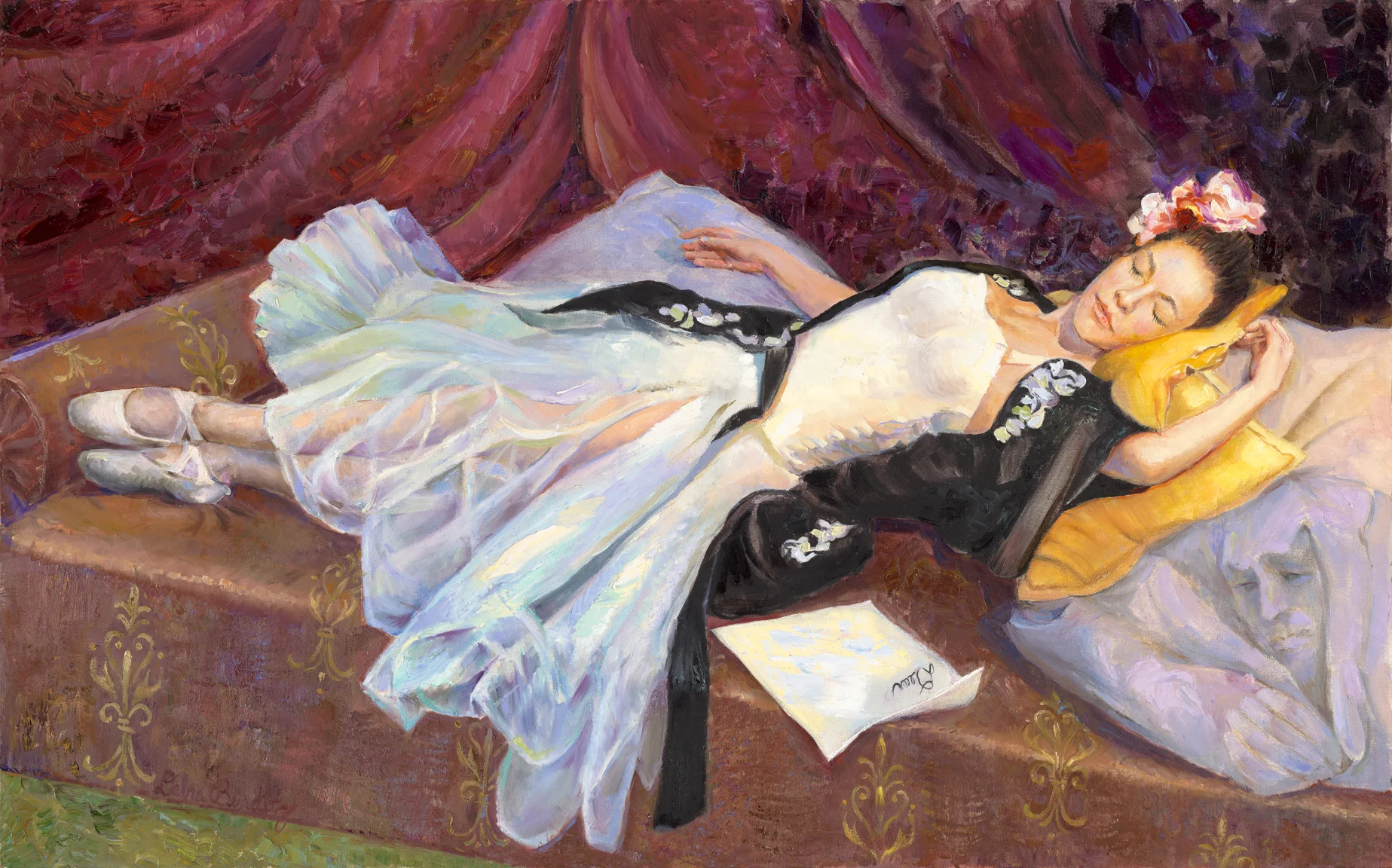 Dreaming of You, oil on canvas, 30 x 48", Sold