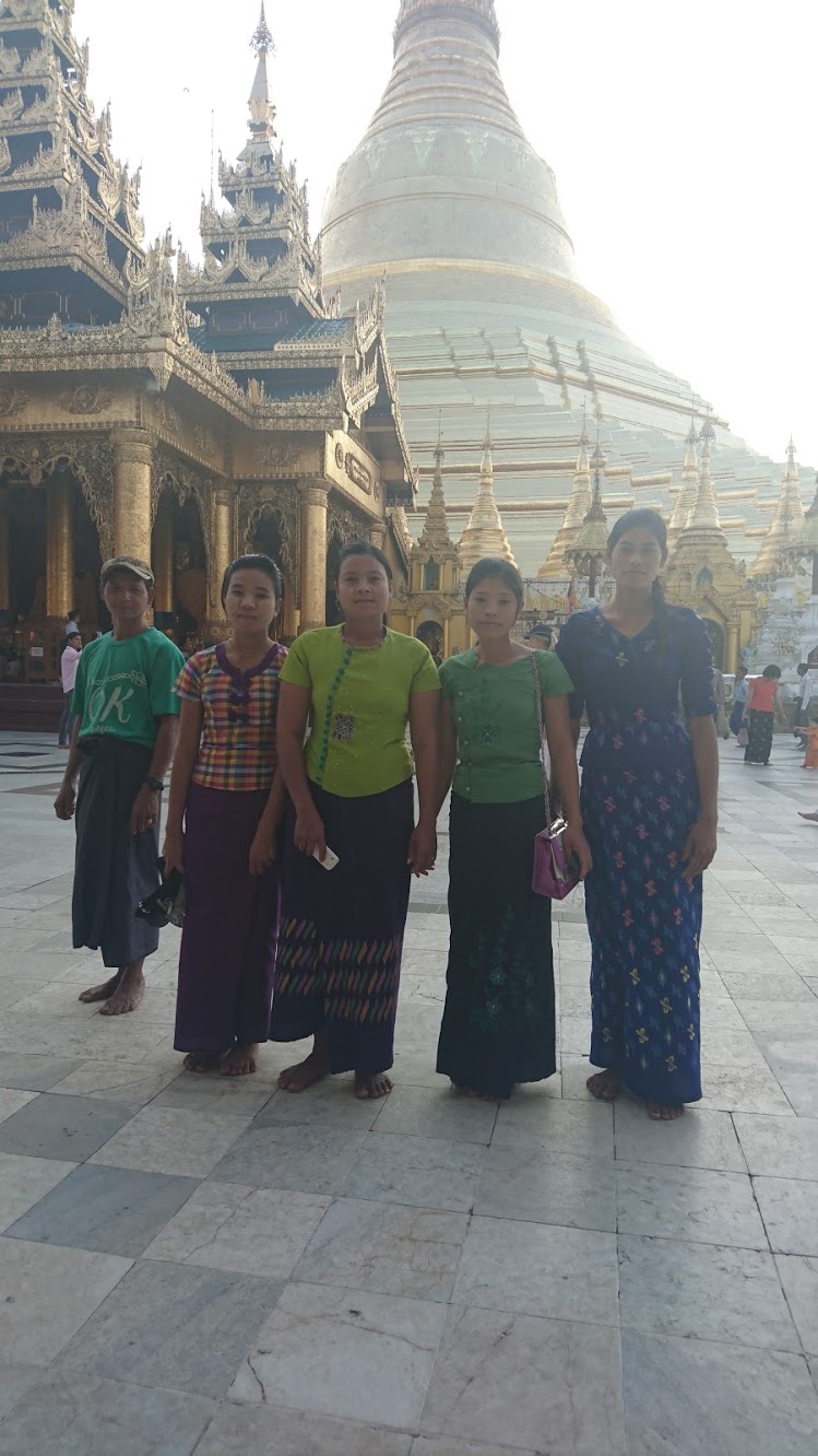 We were sitting and taking a breather when these women walked over and just started taking photos of us as if we were celebrities. We thought it was only fair that we return the favour.
