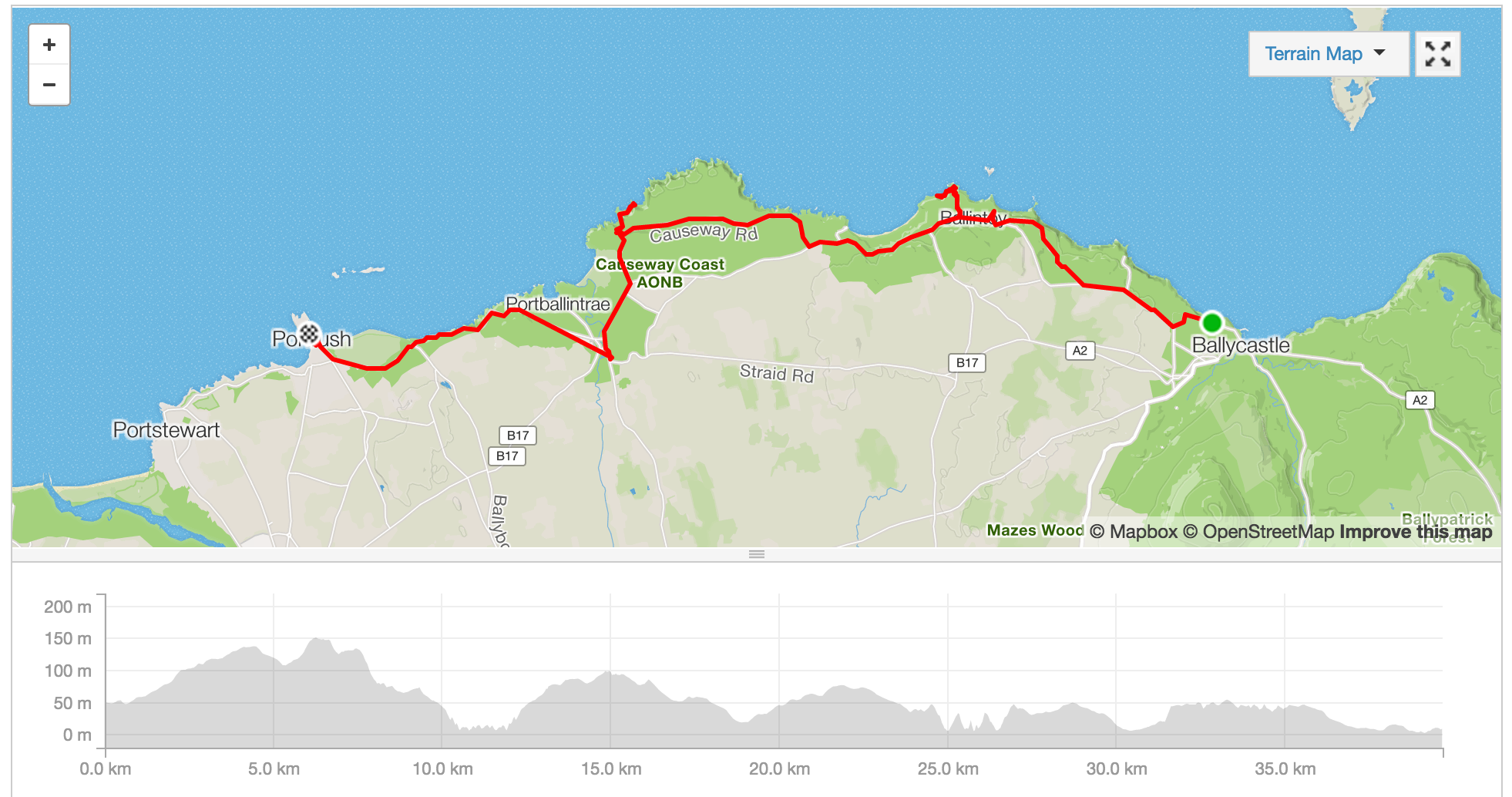 To interact with this map, visit Jess's Strava account here .