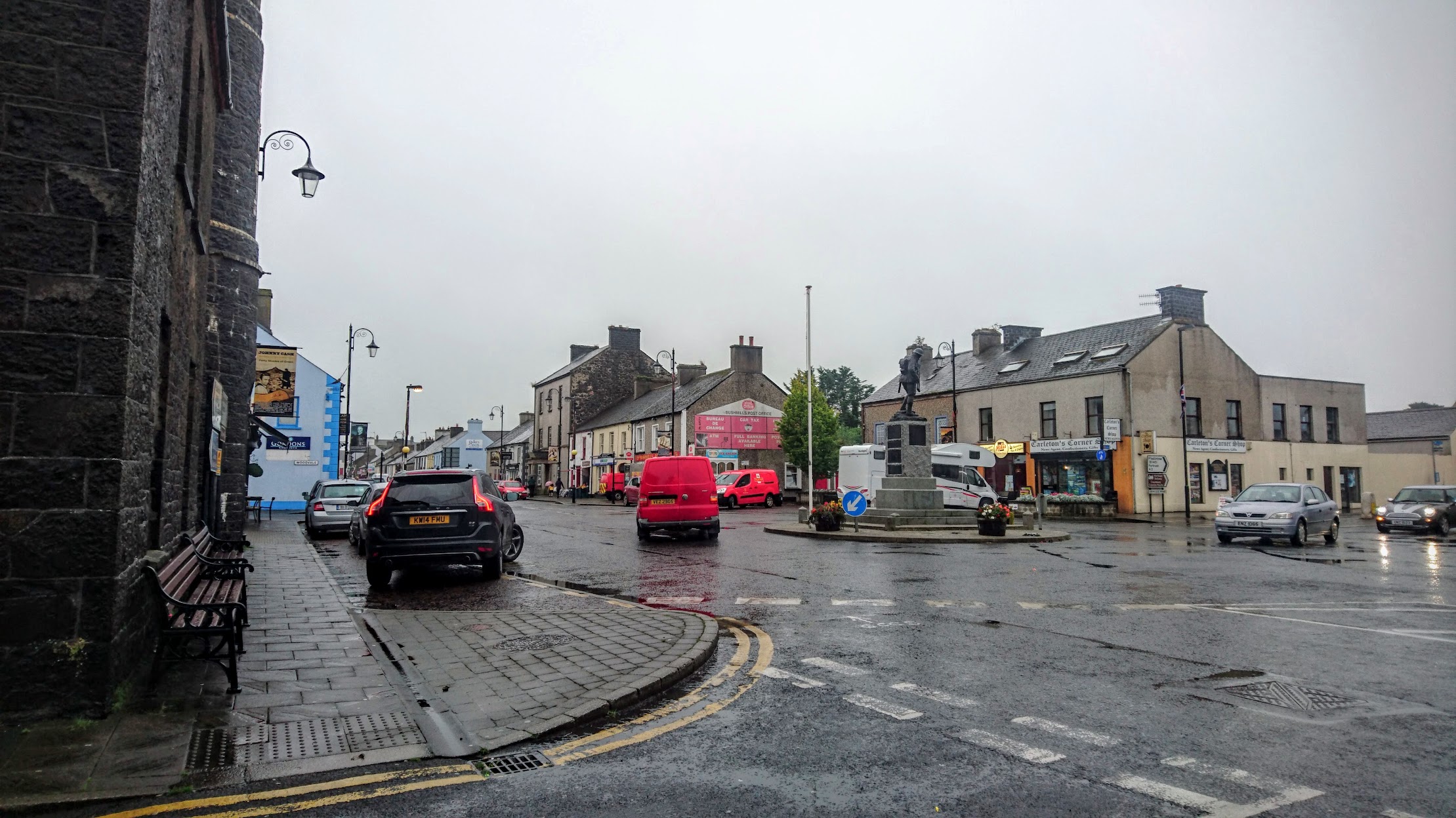 Believe it or not, this was when it had stopped raining for five minutes. Seconds after we took this photo, it started lashing down again.