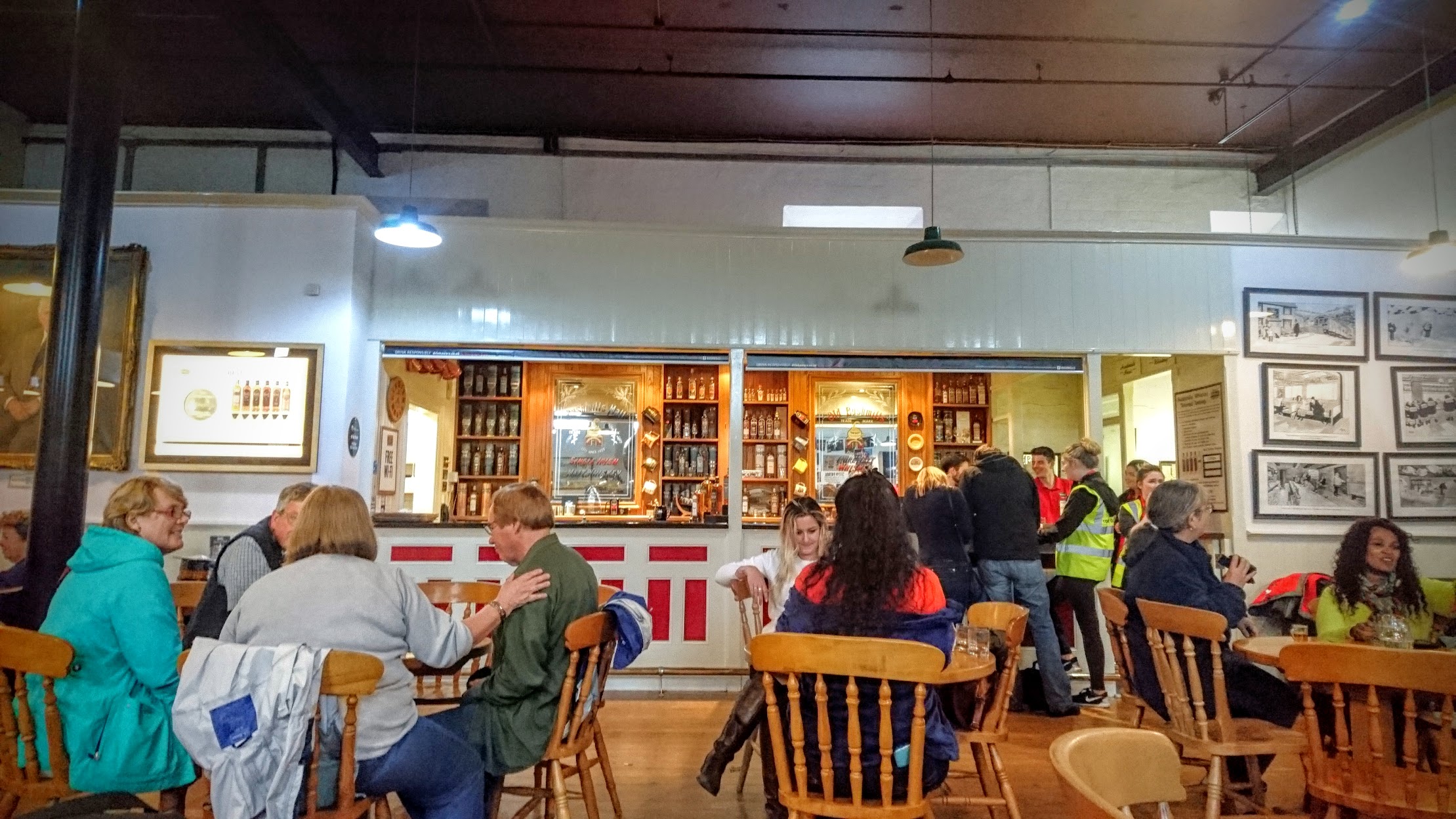 Included in the price of entry is a glass of whiskey from their in-house bar. You can order from a variety of offerings, including the Bushmills 12 Year, which is matured mostly in sherry casks and only available inside the distillery itself. Nowhere else in the world has this variety on sale, and very nice it is too.