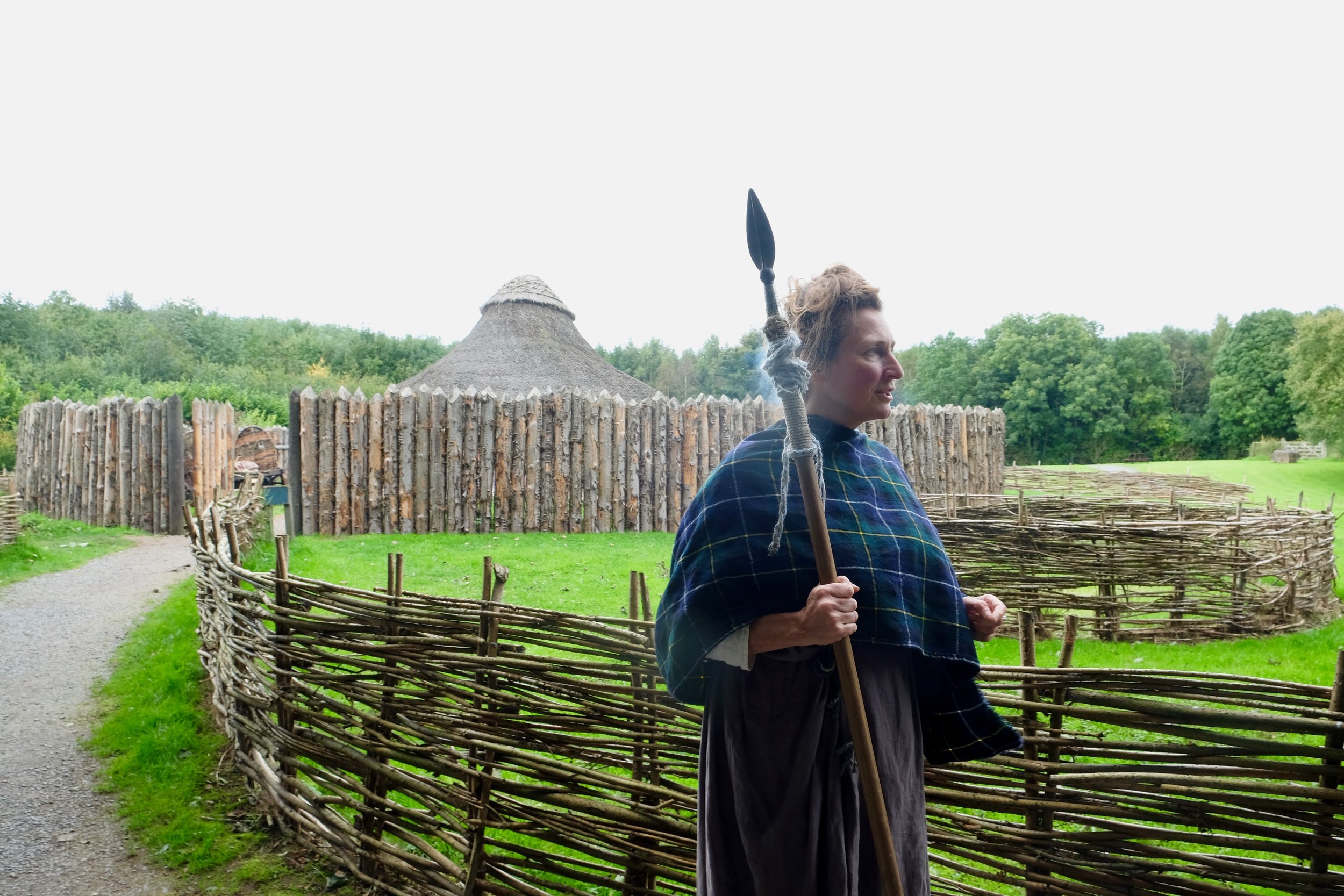 During our entire visit, we were guided by an actual druid from back in the day. See what we mean about replicating authenticity? This woman was amazing. Didn't break character once and was so good that by the end, we were thoroughly convinced that she had somehow transcended space and science and time to be alive today.