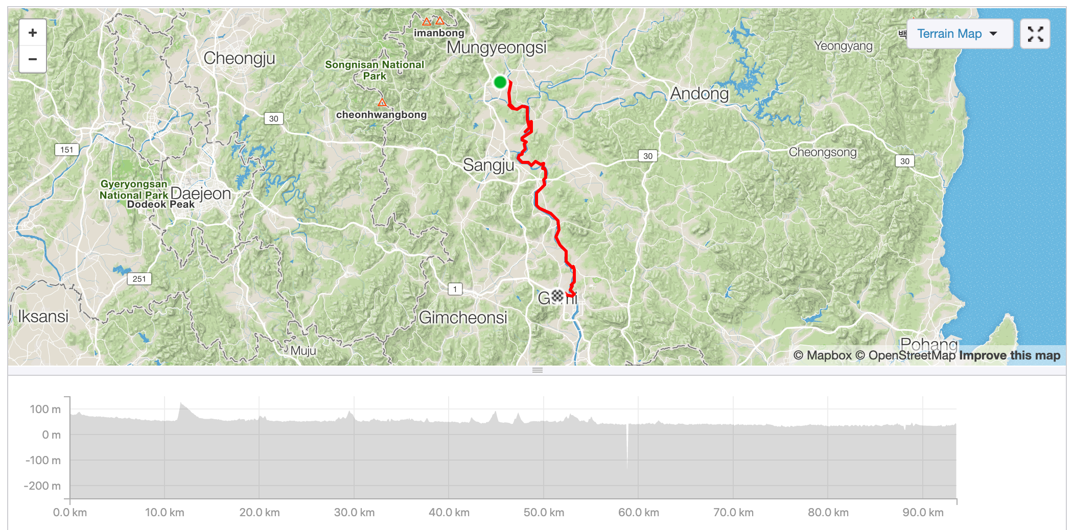 To interact with this map, visit Jess’s Strava account here.