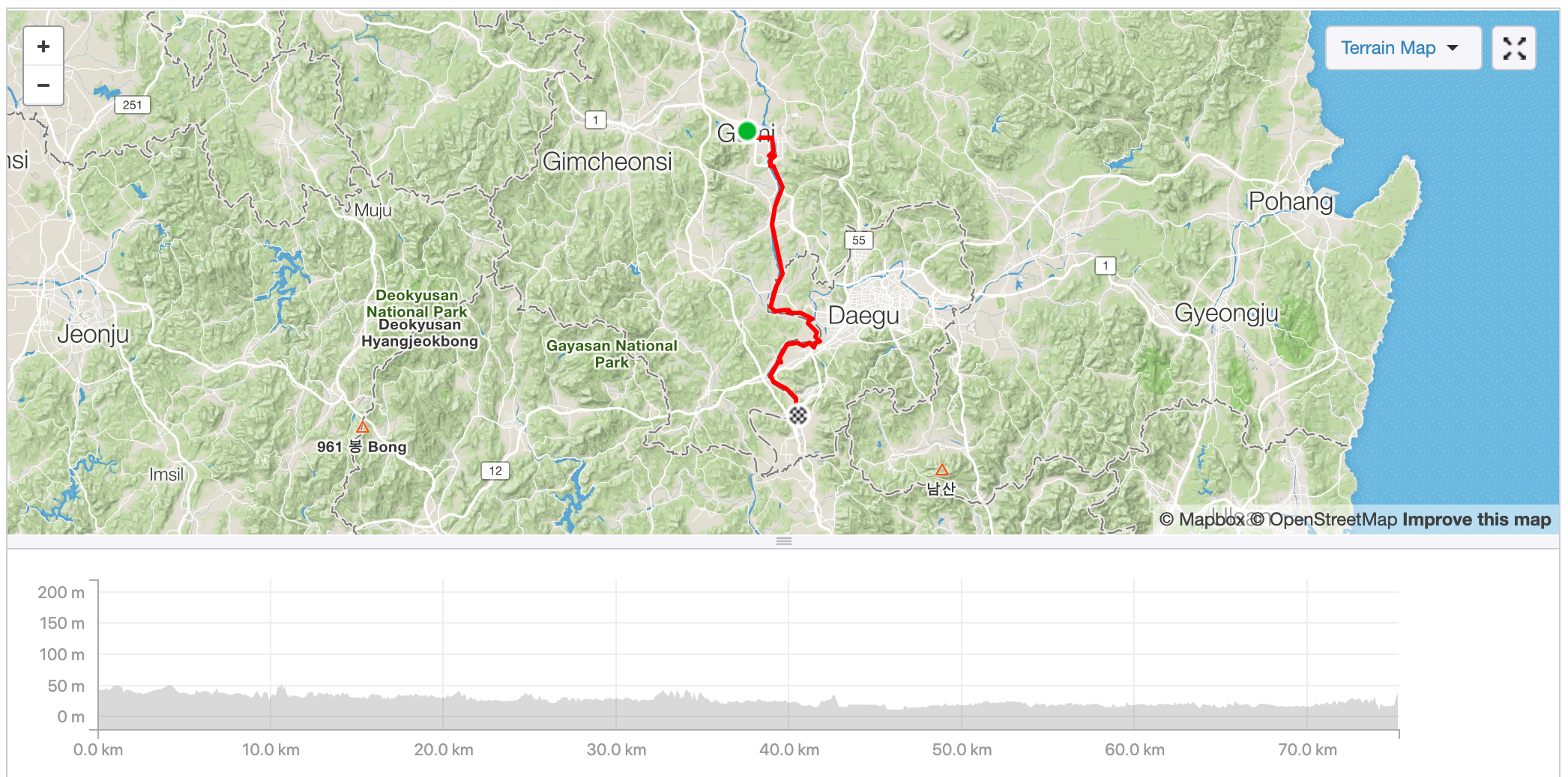 To interact with this map, visit Jess’s Strava account here .