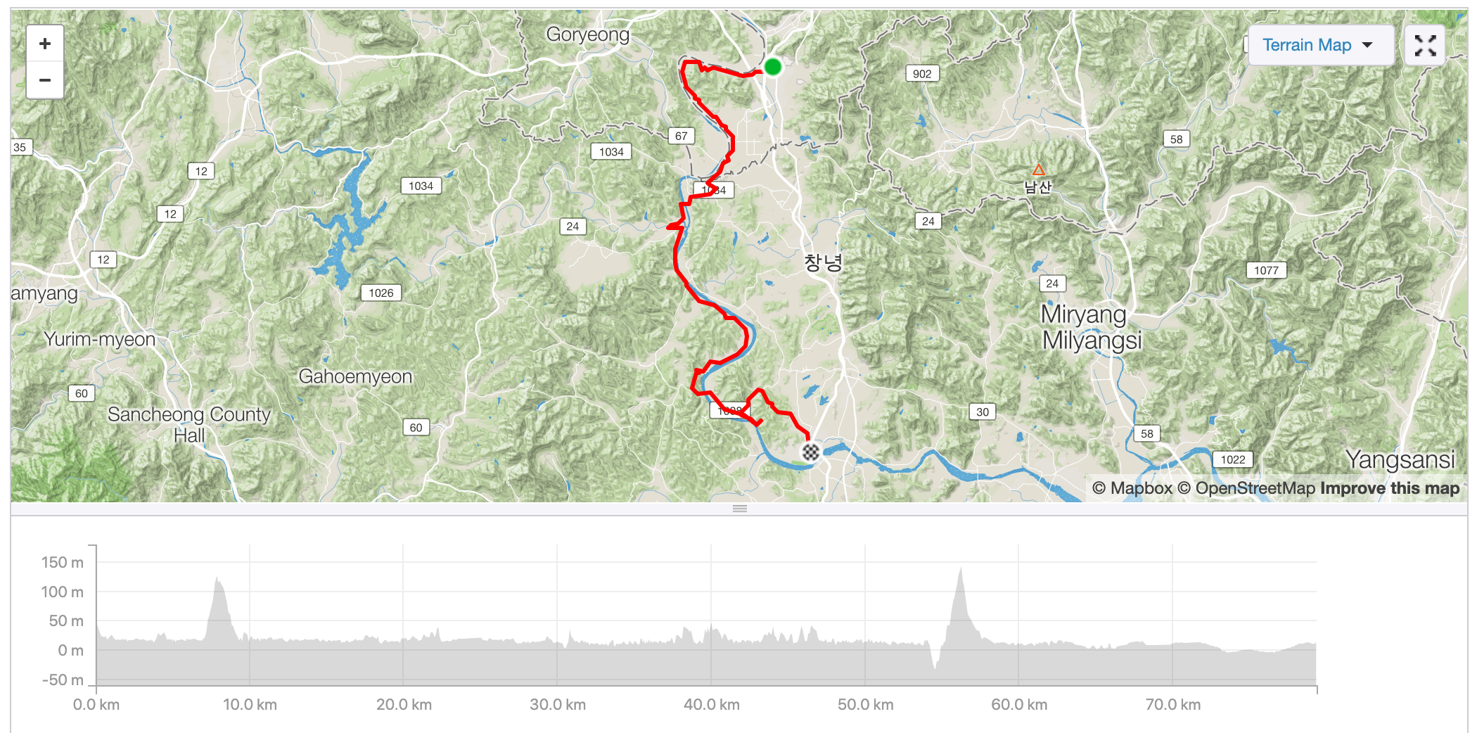 To interact with this map, visit Jess’s Strava account here .