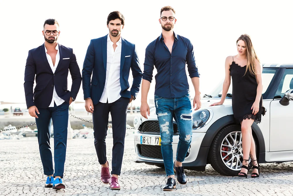 brand fashion editorial for Pintta, luxury men's shoes made in Portugal