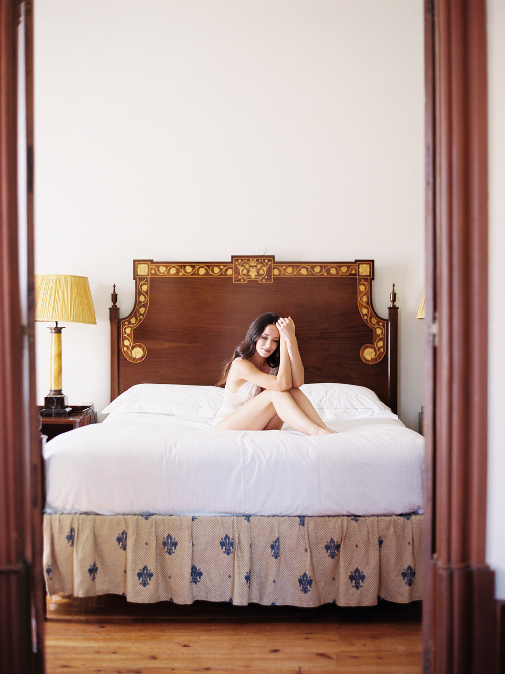 film wedding photography bride boudoir portrait