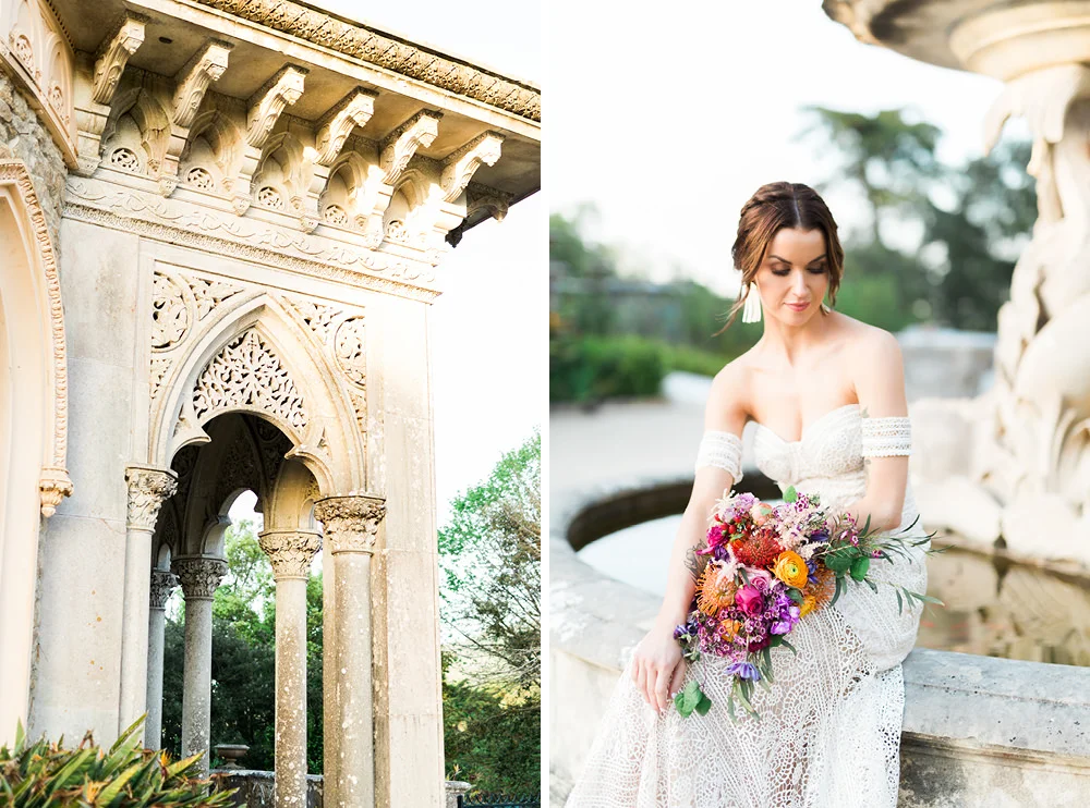 Elopement Couple Session in Palace of Monserrate in Sintra, Portugal