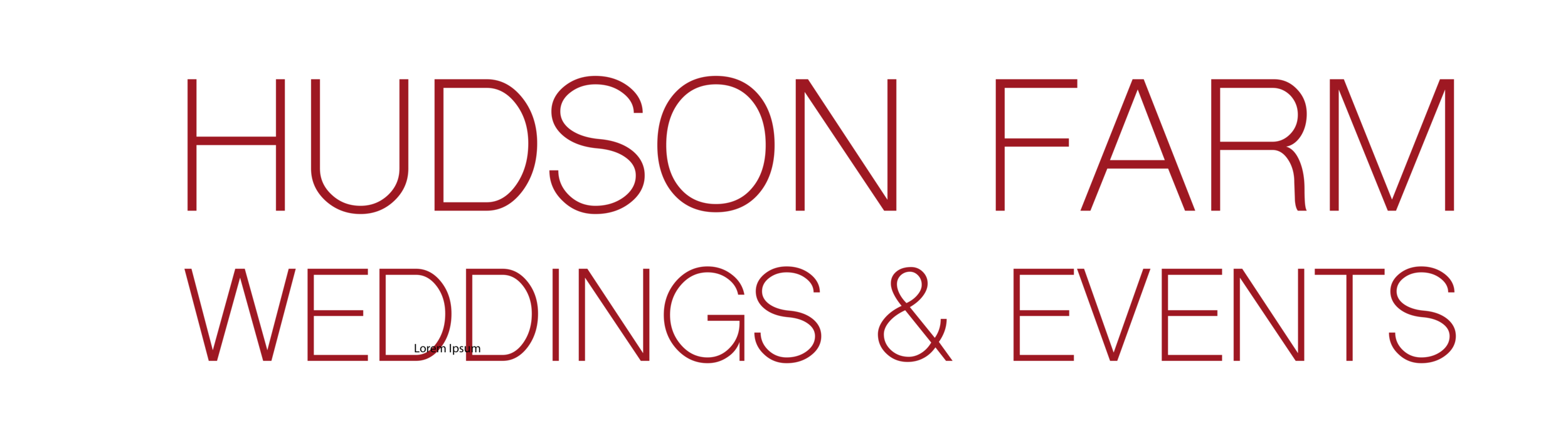 Hudson Farm Weddings & Events