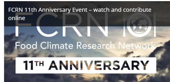 Food Climate Research Network (FCRN) 11th Anniversary 
