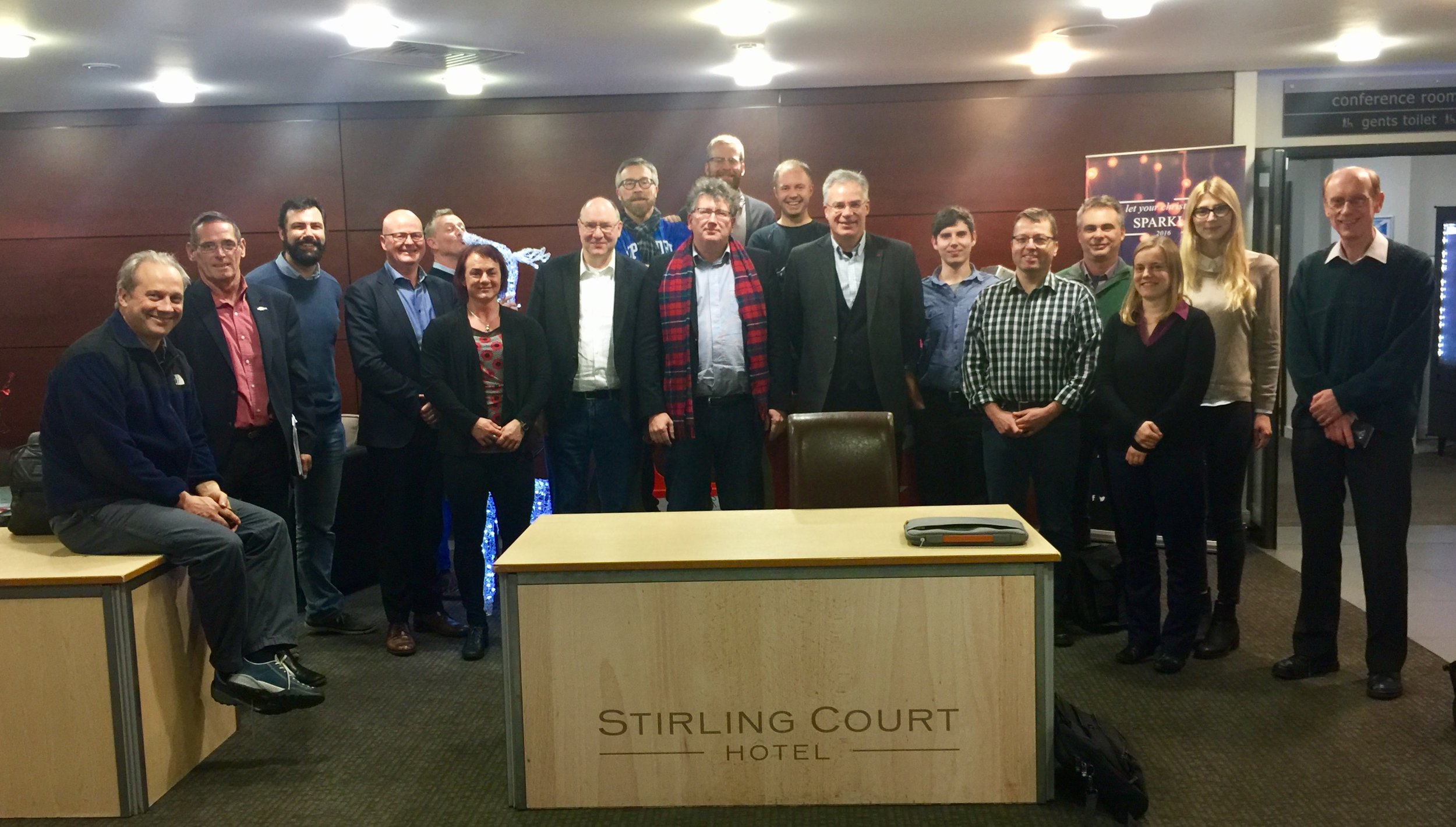 Members of PrimeFish Workpackage 3 meeting in Stirling