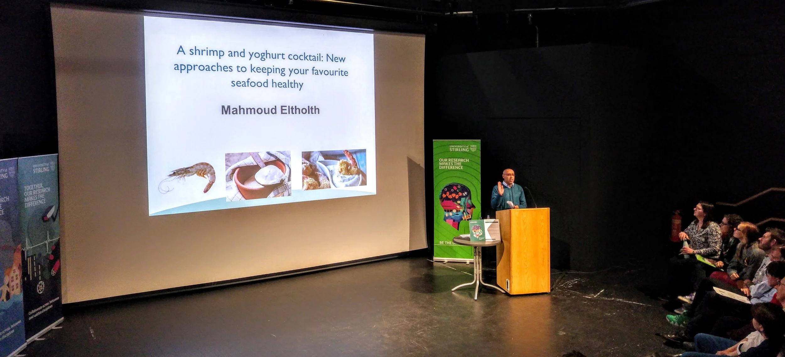 Mahmoud Eltholth introducing the IMAQulate project and initial findings
