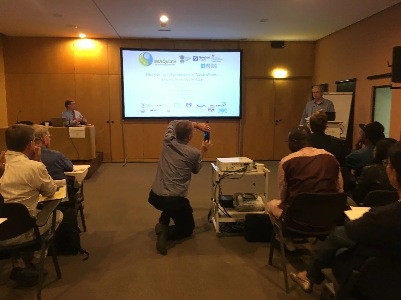 Francis Murray presenting at the FAO Workshop
