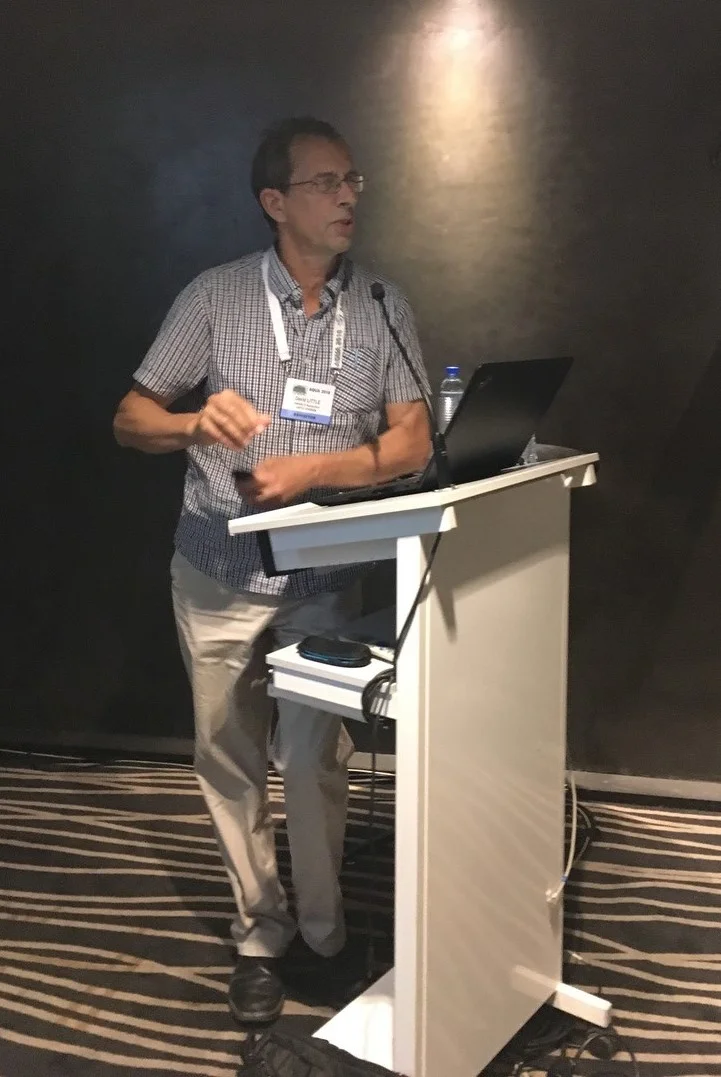Dave Little presenting