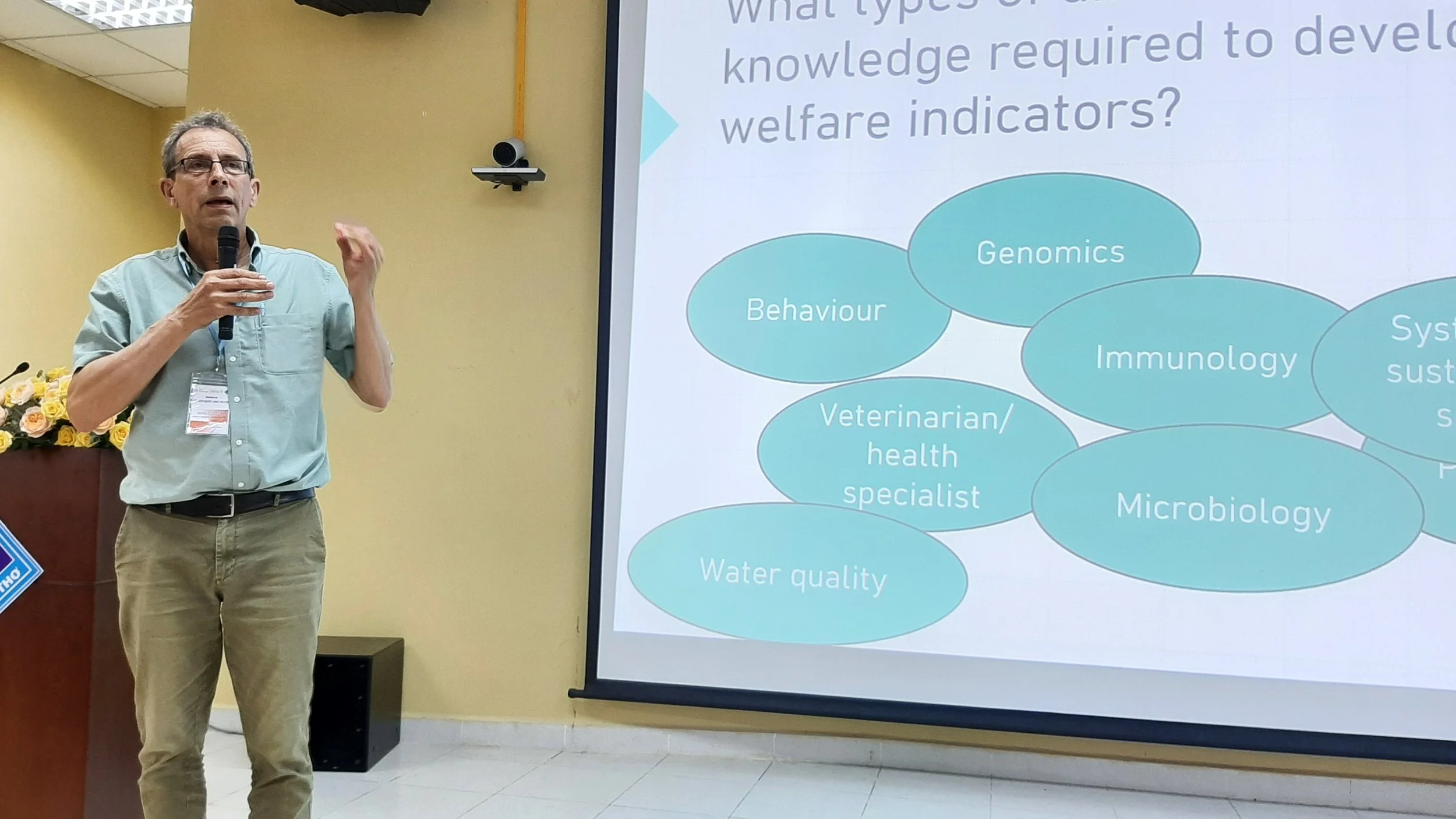 Dr Dave Little from the University of Stirling presents on the importance of an interdisciplinary approach