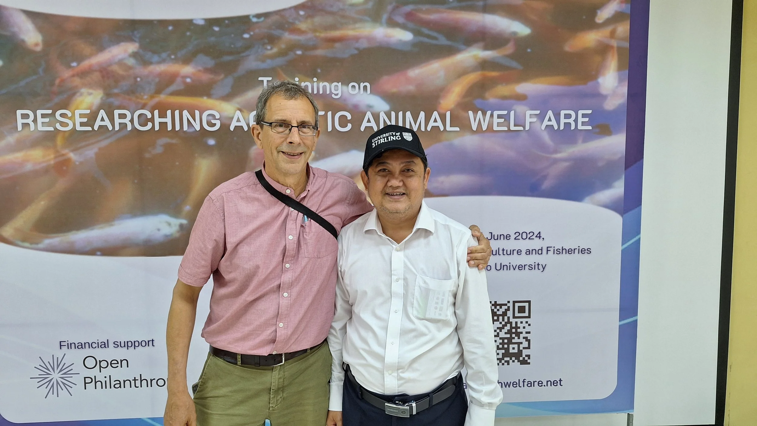 Dr David Little with local organiser, Dr Tran Minh Phu (Can Tho University)