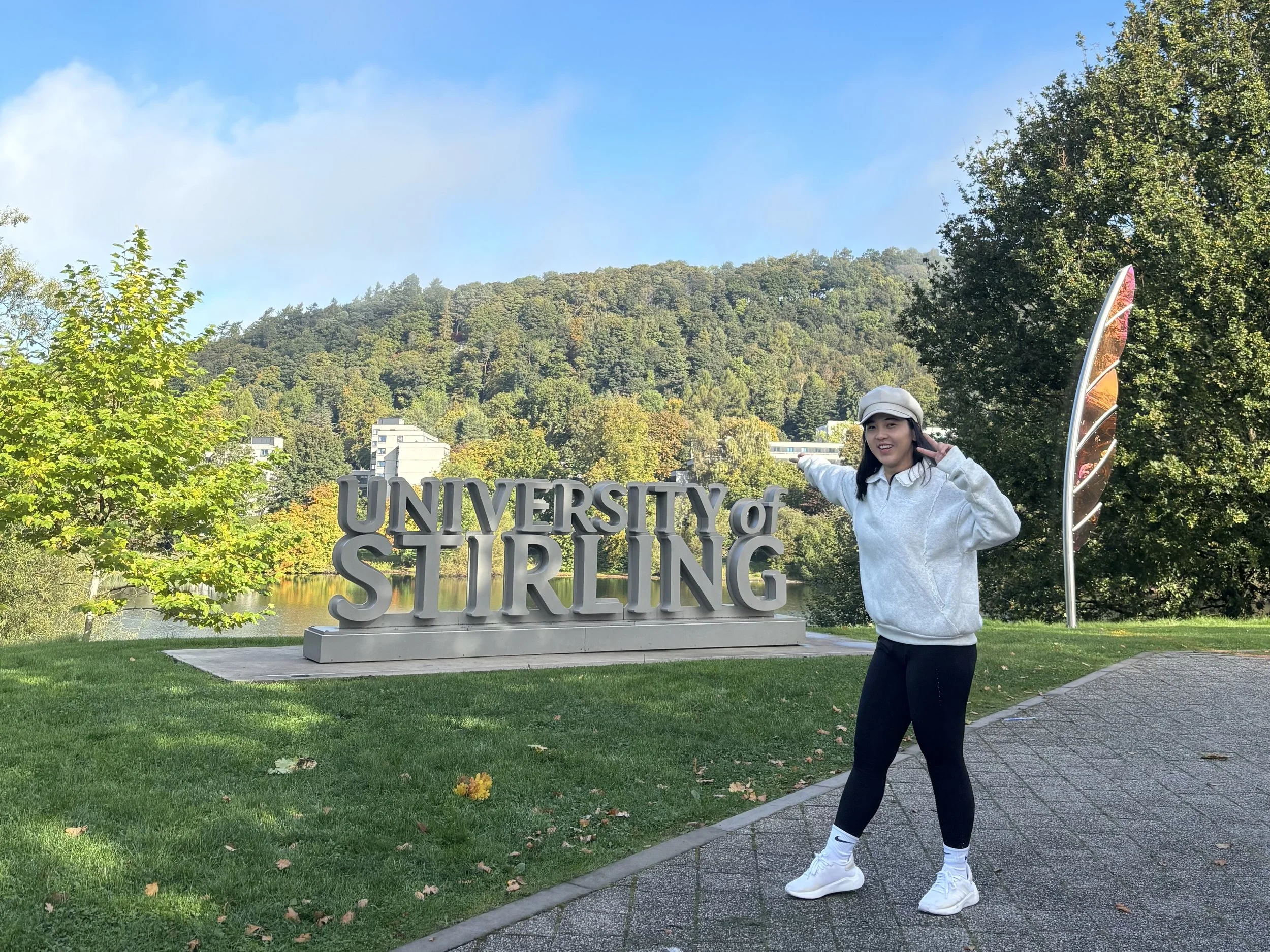 First AFWN MSc student arrives in Stirling