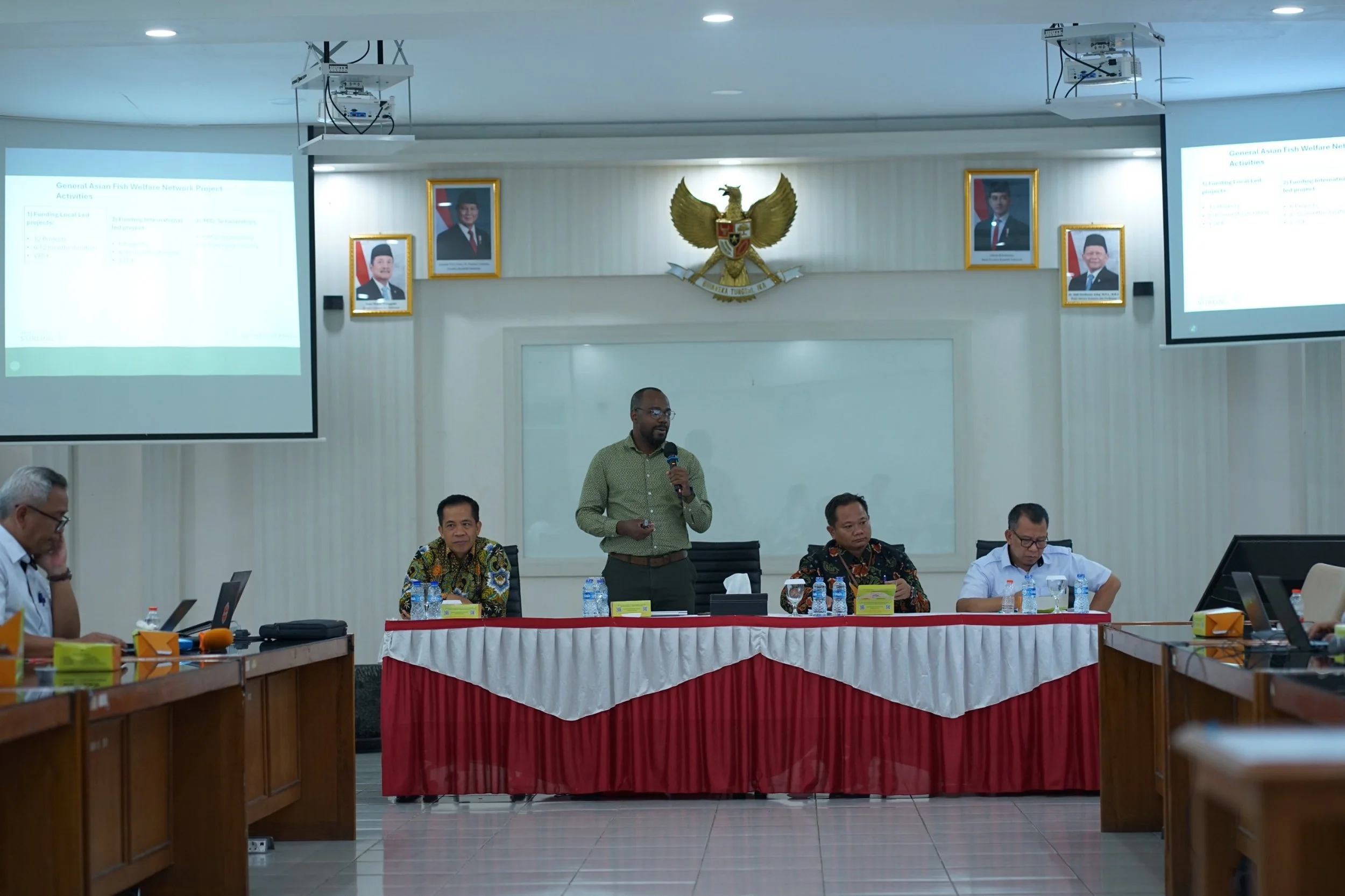 AFWN Project presentation at Jakarta Technical University of Fisheries (JTUF) on Wednesday 3rd December