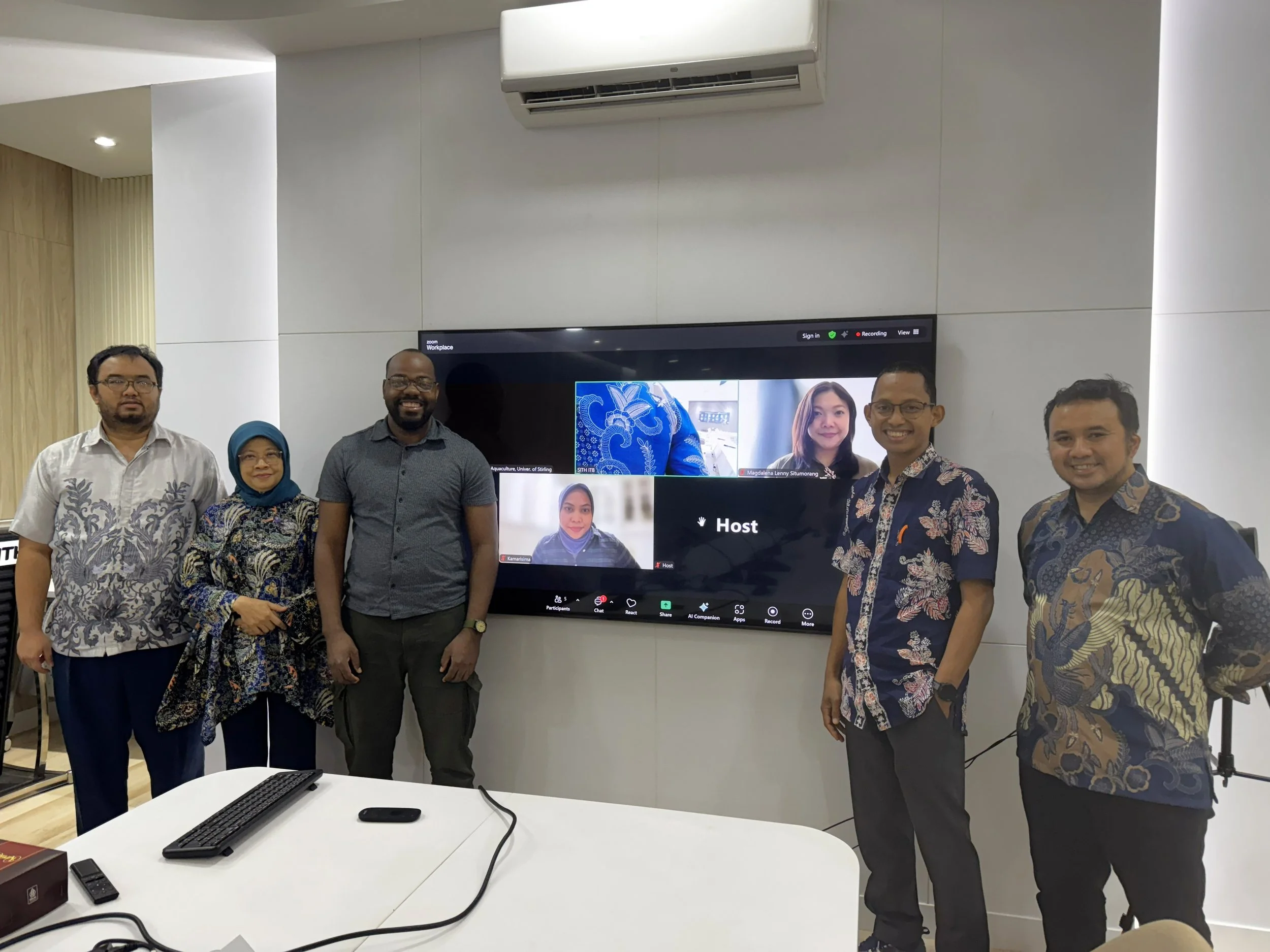 Post AFWN Project presentation at Institut Teknologi Bandung (ITB) on Monday 8th December