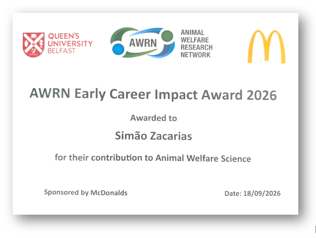 Image of card containing details of the AWRN Early Career Impact Award winner 2026