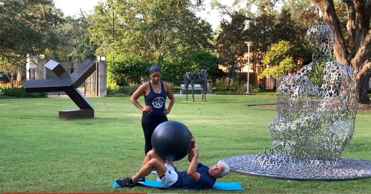 Stability Ball Resisted Hip Extension