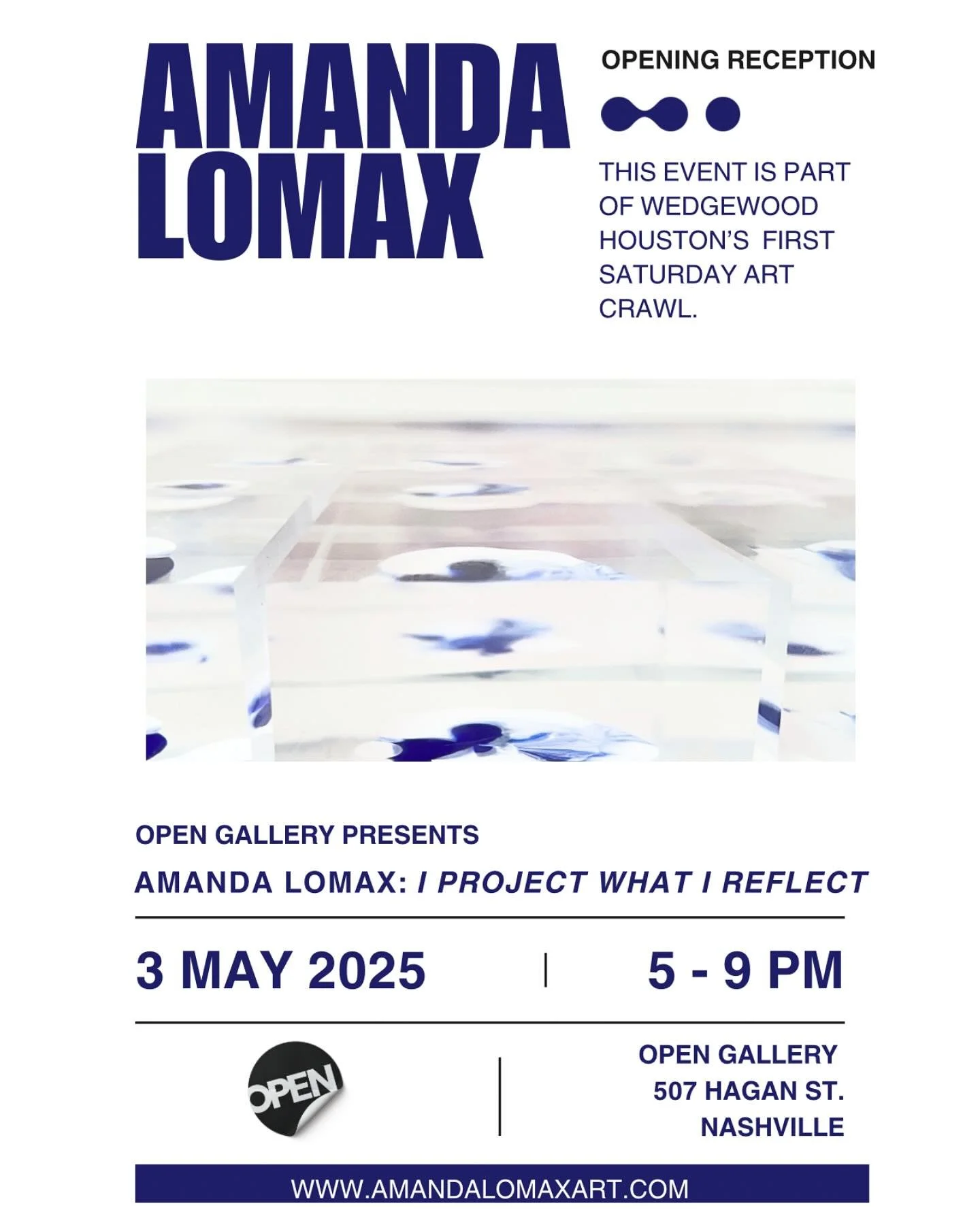 What do you project?! Come find out tomorrow 5-9pm at Open Gallery 👀