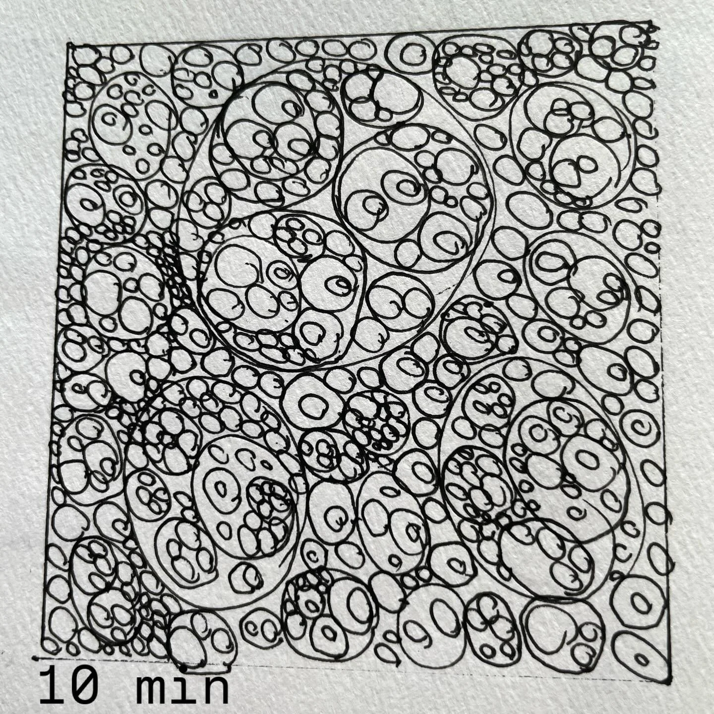 Like Morning Pages but with circles! Thank you @wendymac for the idea! Last image is work by Japanese artist Hiroyuki Doi. Wow.