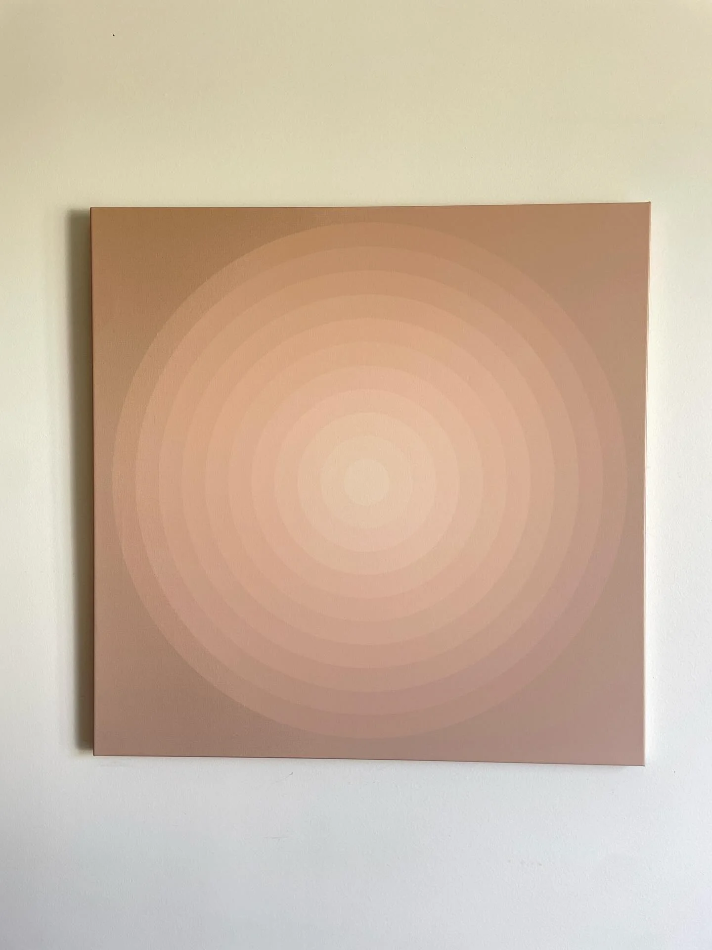 (Available) &ldquo;Pink Glow&rdquo;, giclee print on canvas, 30&rdquo;x30&rdquo;x 3/4&rdquo;. 

Here is the first of the Monochrome Mandala Series! Thank you ($200). 

#artistpledge