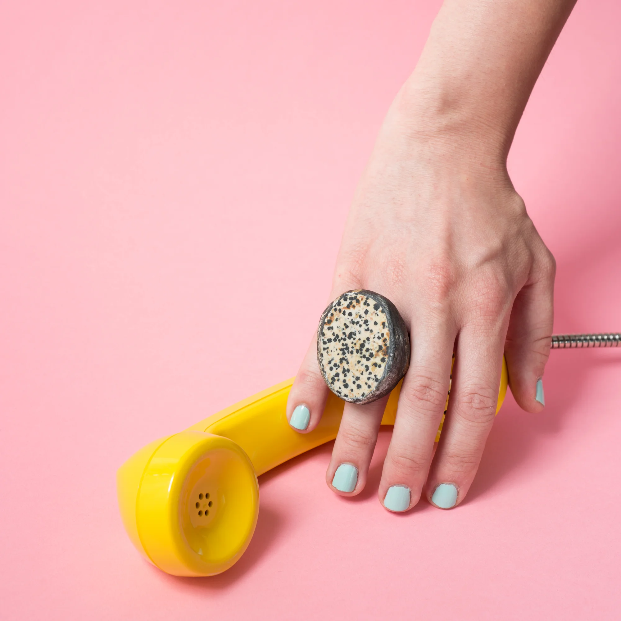 Dalmation Jasper Ring 