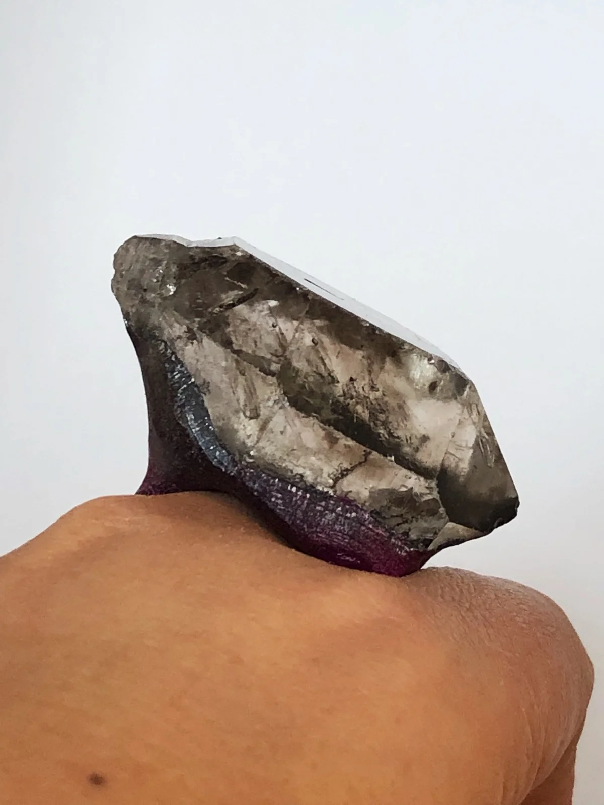 Smoky Quartz Double Determination Ring 