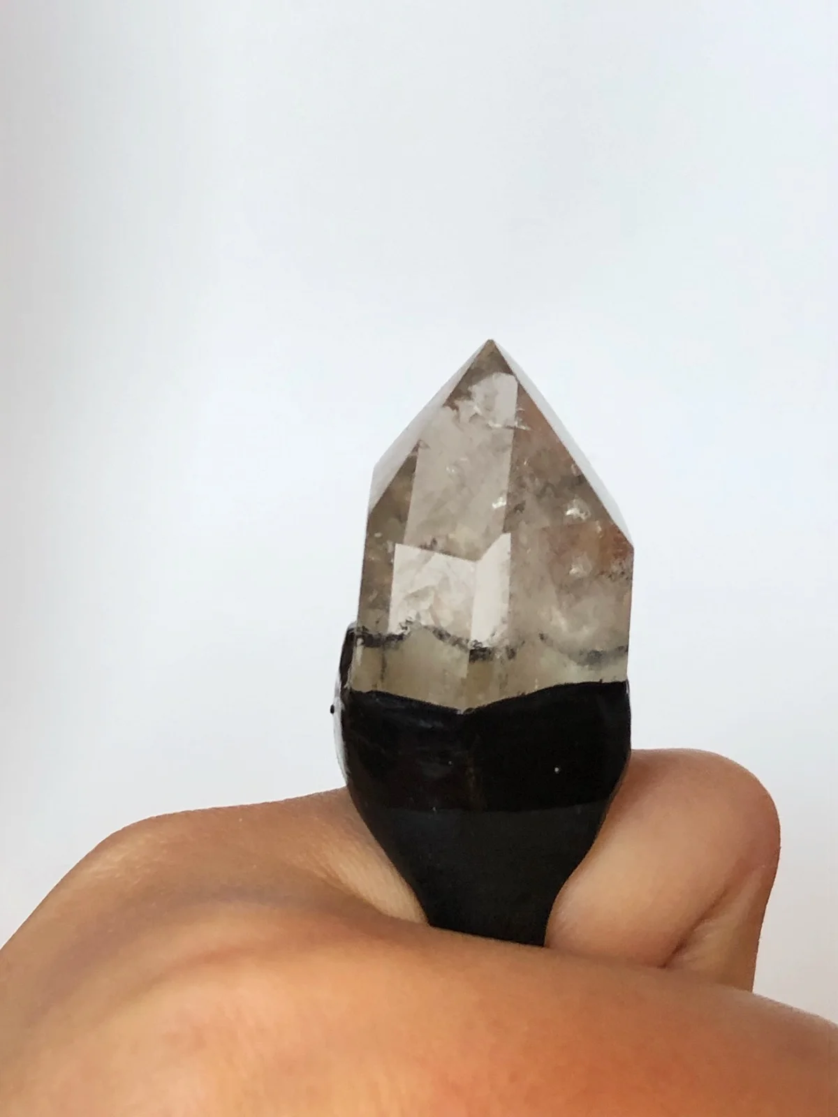 Fire &amp; Ice Quartz Ring 