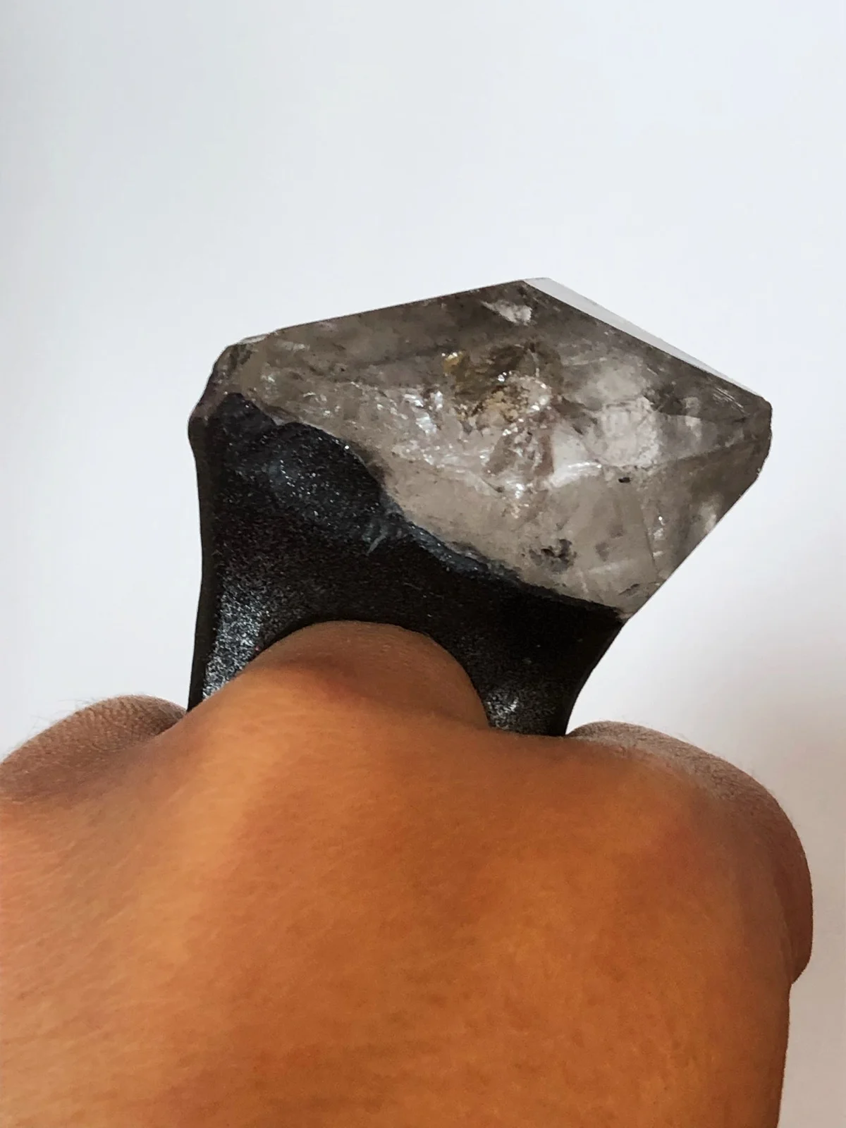 Clear Quartz Generator Ring 