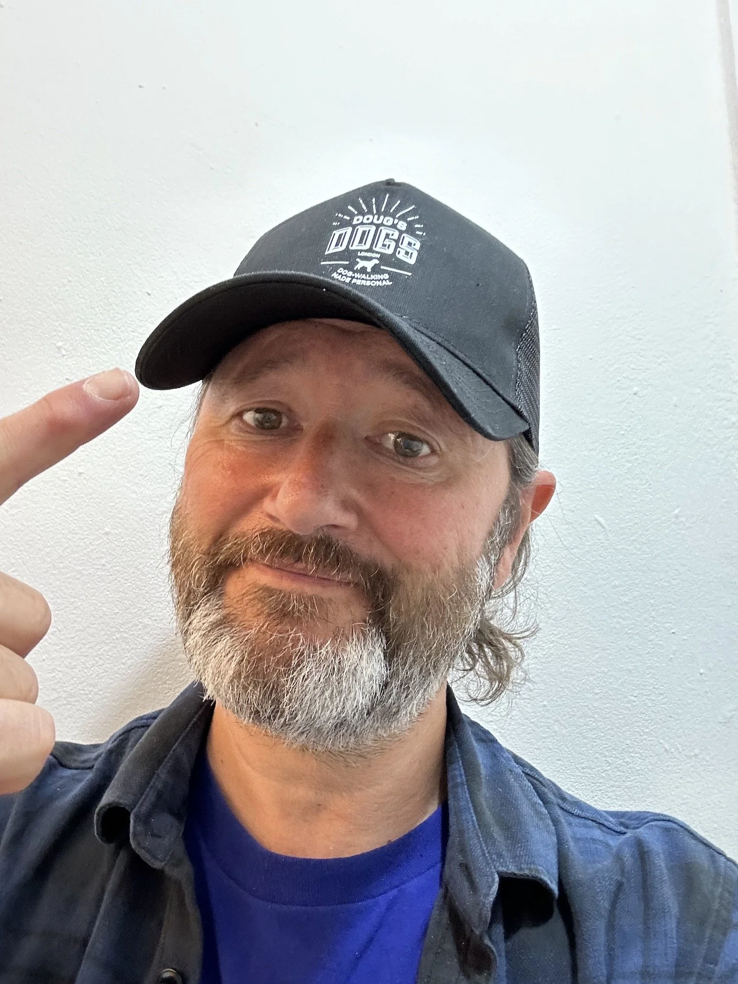 Trucker Cap Black finger.jpeg