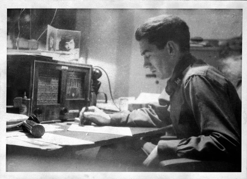 Fletcher in Holland with 83rd engineers 1945.jpg