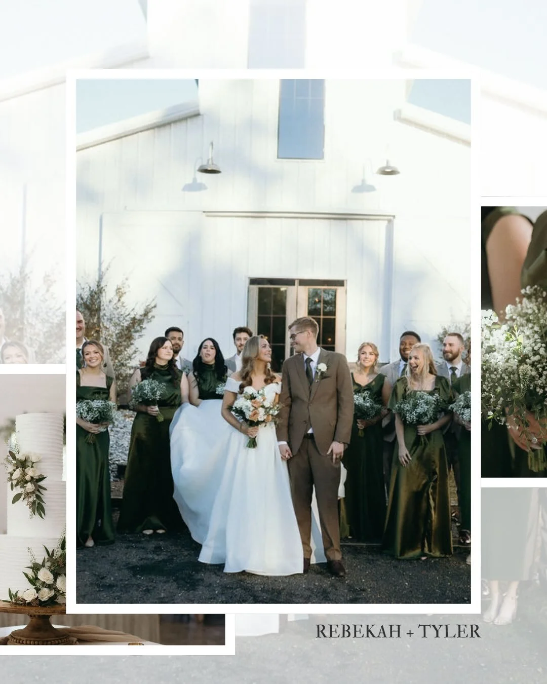 Happy First Anniversary to Rebekah &amp; Tyler!!😍

Bride &amp; Groom: @iam_bex @tylerknight777 
Photos: @soul_rebels_photo 
Coordinator: @hillaryamoss 
Florals: @sweetiecakes102 
Cake: @sweetiecakes102 
Bridal Gown: @ashleyreneebridal 
Groom&rsquo;s