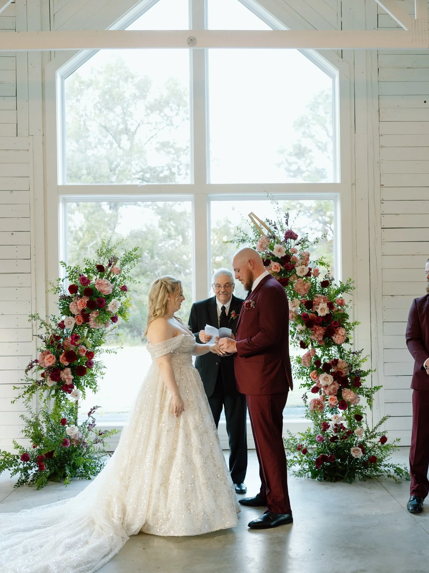 The man at the front of the room holding the ceremony together is our dad.

He&rsquo;s a marriage and family therapist by trade and a minister by calling. He officiates about half the weddings here at Sainte Terre every year &mdash; and every single 