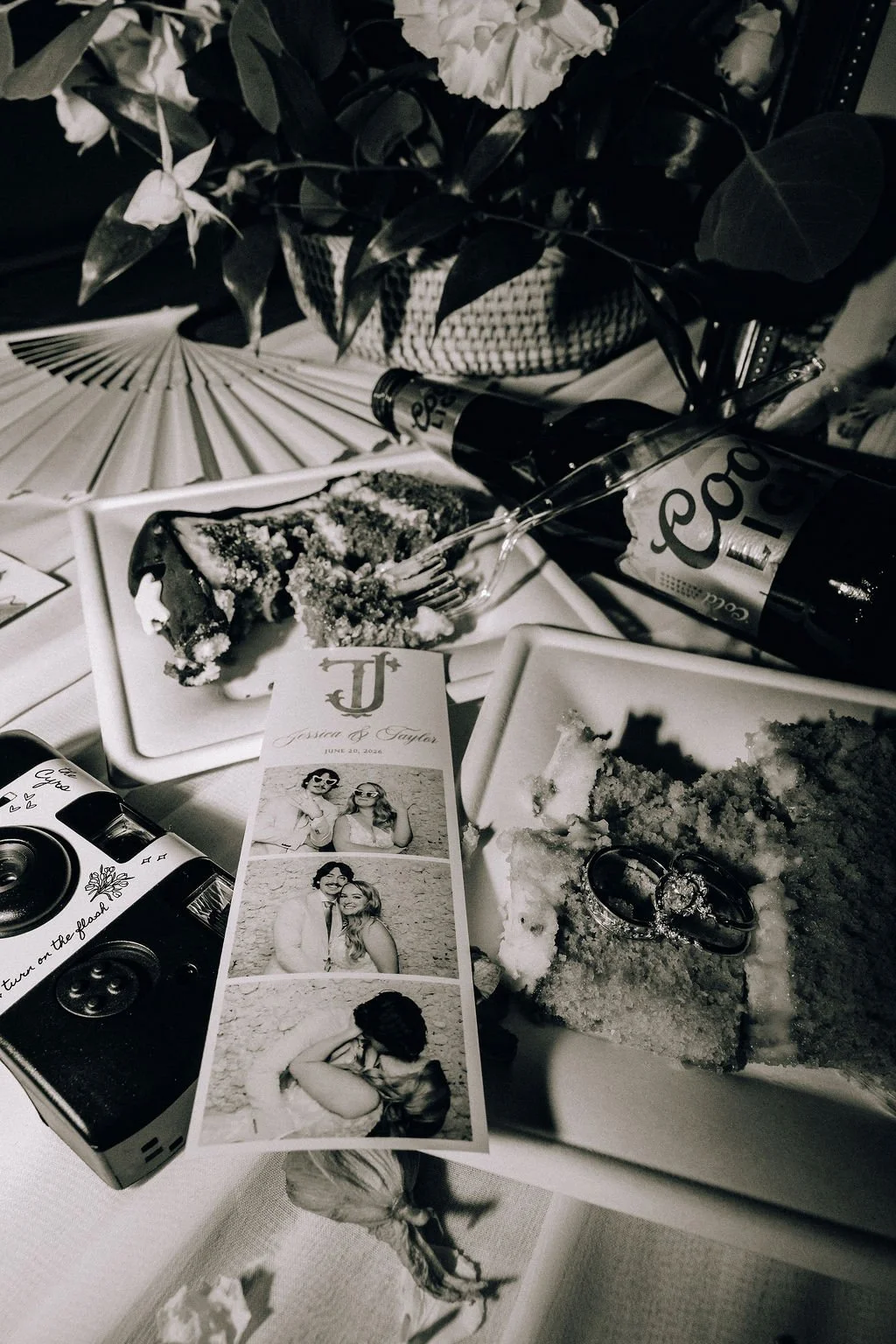 37-end-of-the-night-with-cake-wedding-rings-a-photo-booth-strip-and-a.jpg