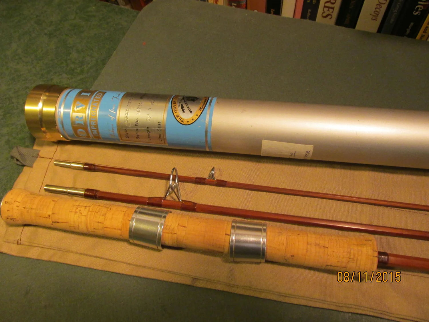 2115-9 Orvis Rocky Spinning Rod — Summers Bamboo Fly