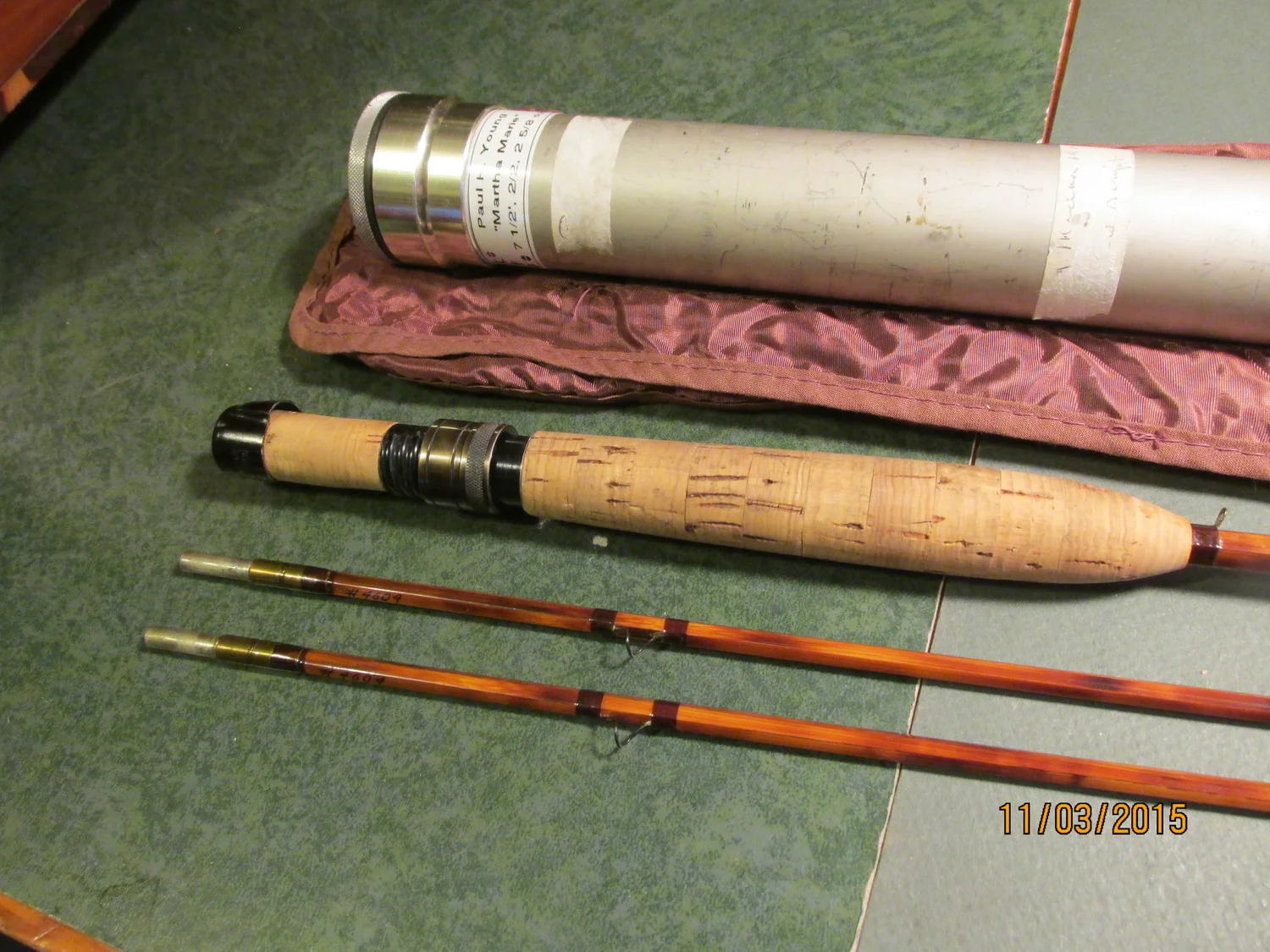 2121 -6. Paul Young Martha Marie  R.W. Summers Bamboo Fly Rods Company