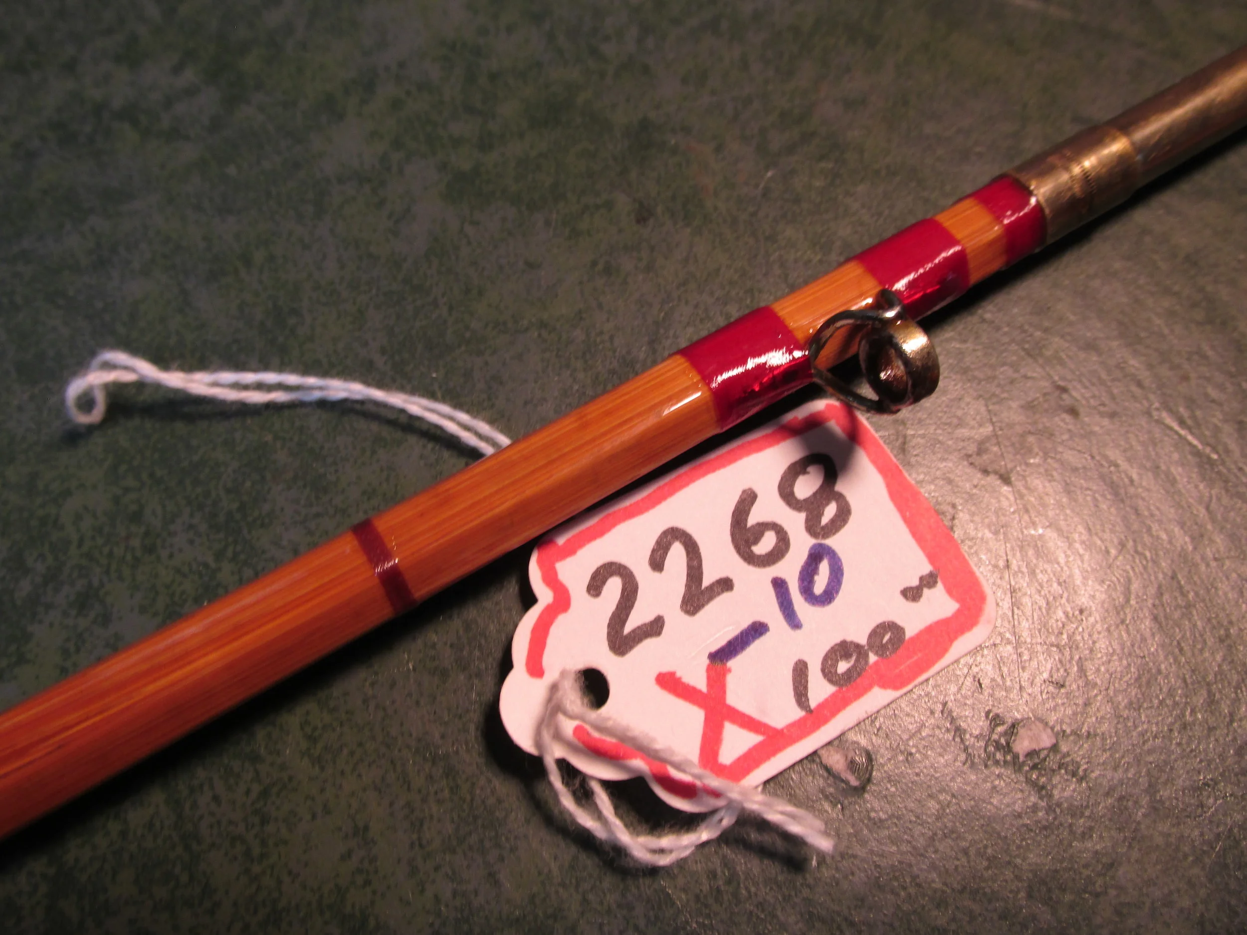 2268 10. Bamboo Casting Rod — R.W. Summers Bamboo Fly Rods Company