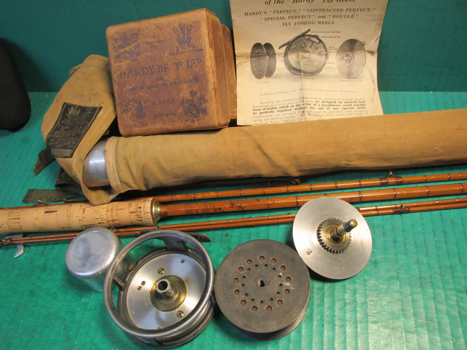 2865 - 11 Hardy special Perfect & Rod — R.W. Summers Bamboo Fly