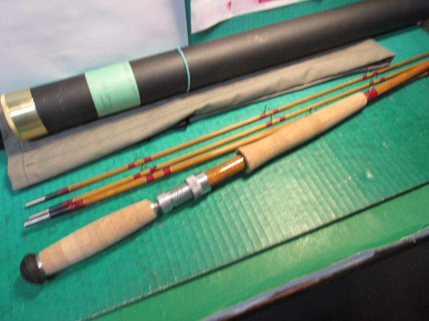 #2898-11. Payne Dry Fly Salmon — R.W. Summers Bamboo Fly Rods Company